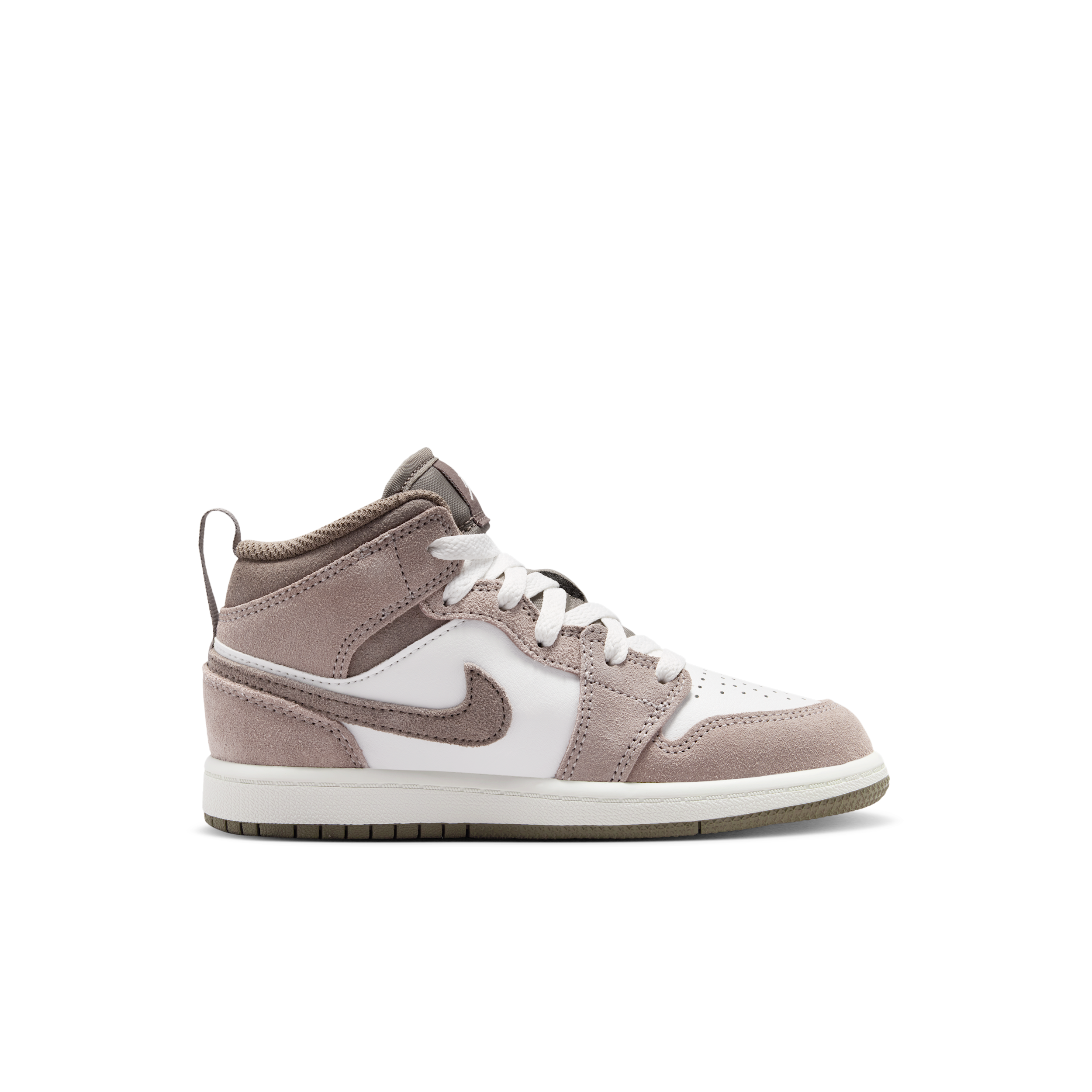 Air Jordan 1 Mid  Marron/blanc   - Bébé - - DQ8424-003