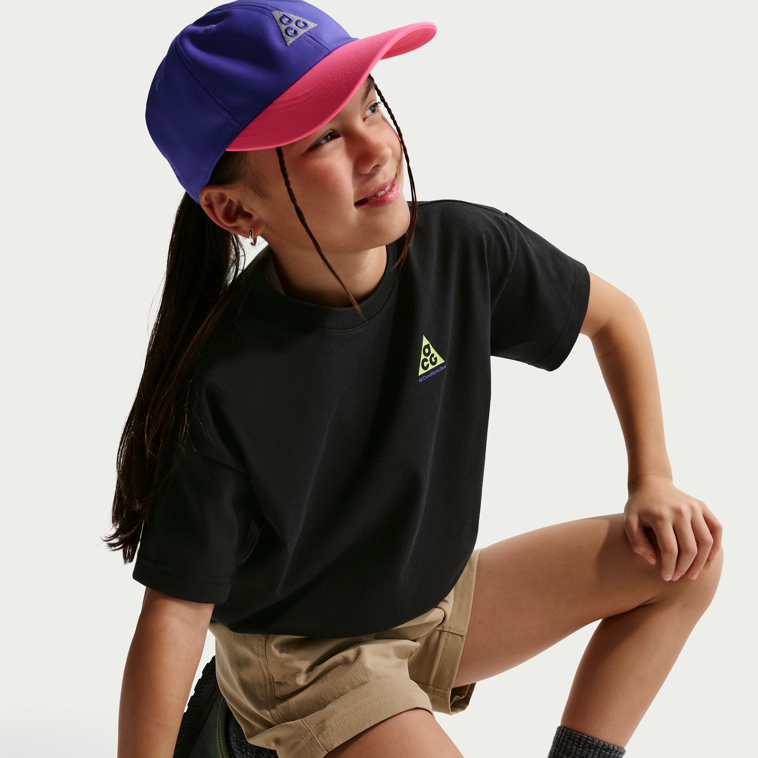 Thumbnail - Nike ACG Max90 Dri-FIT T-Shirt (Kinder) - Schwarz