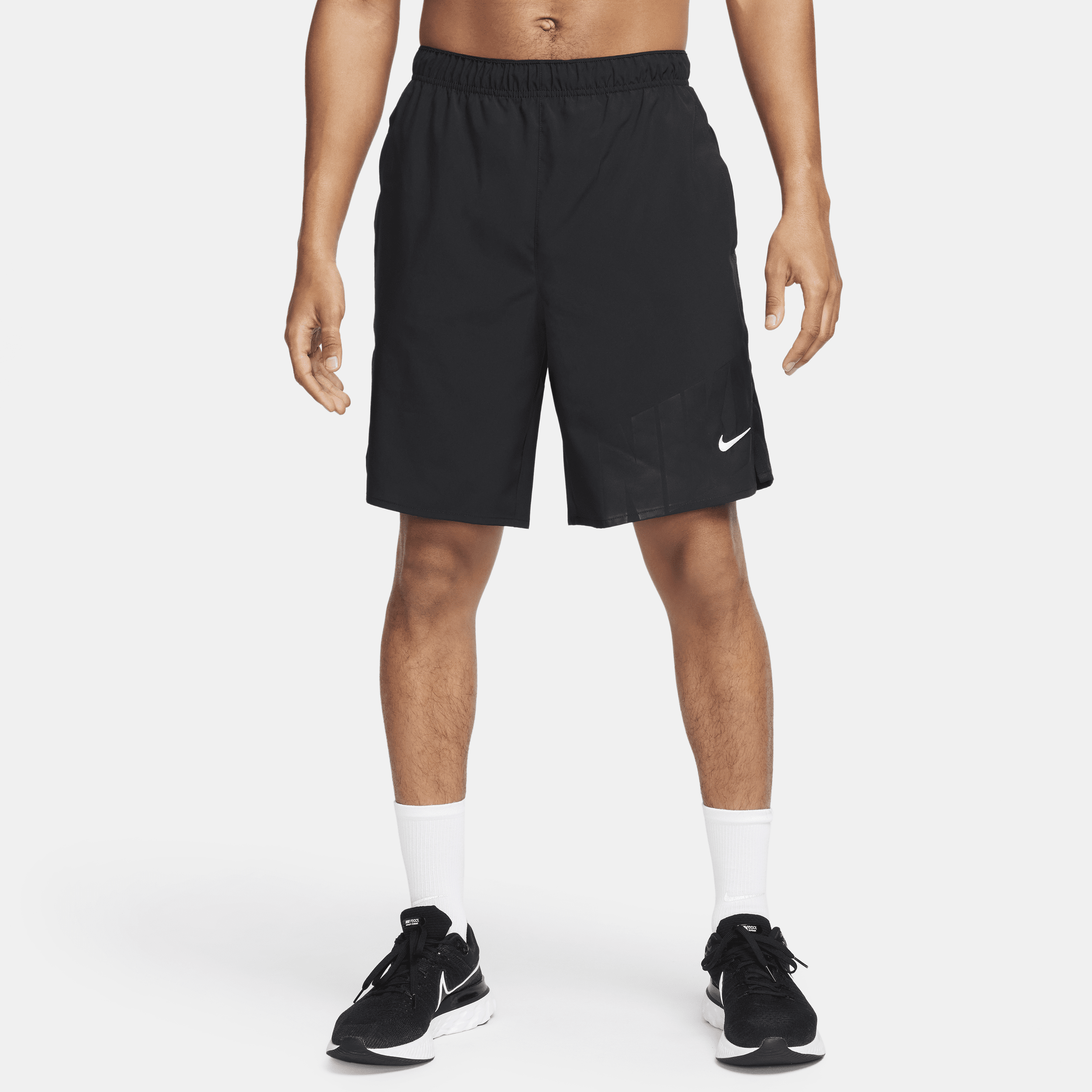 Nike Challenger Dri-FIT niet-gevoerde hardloopshorts voor heren (23 cm) Zwart