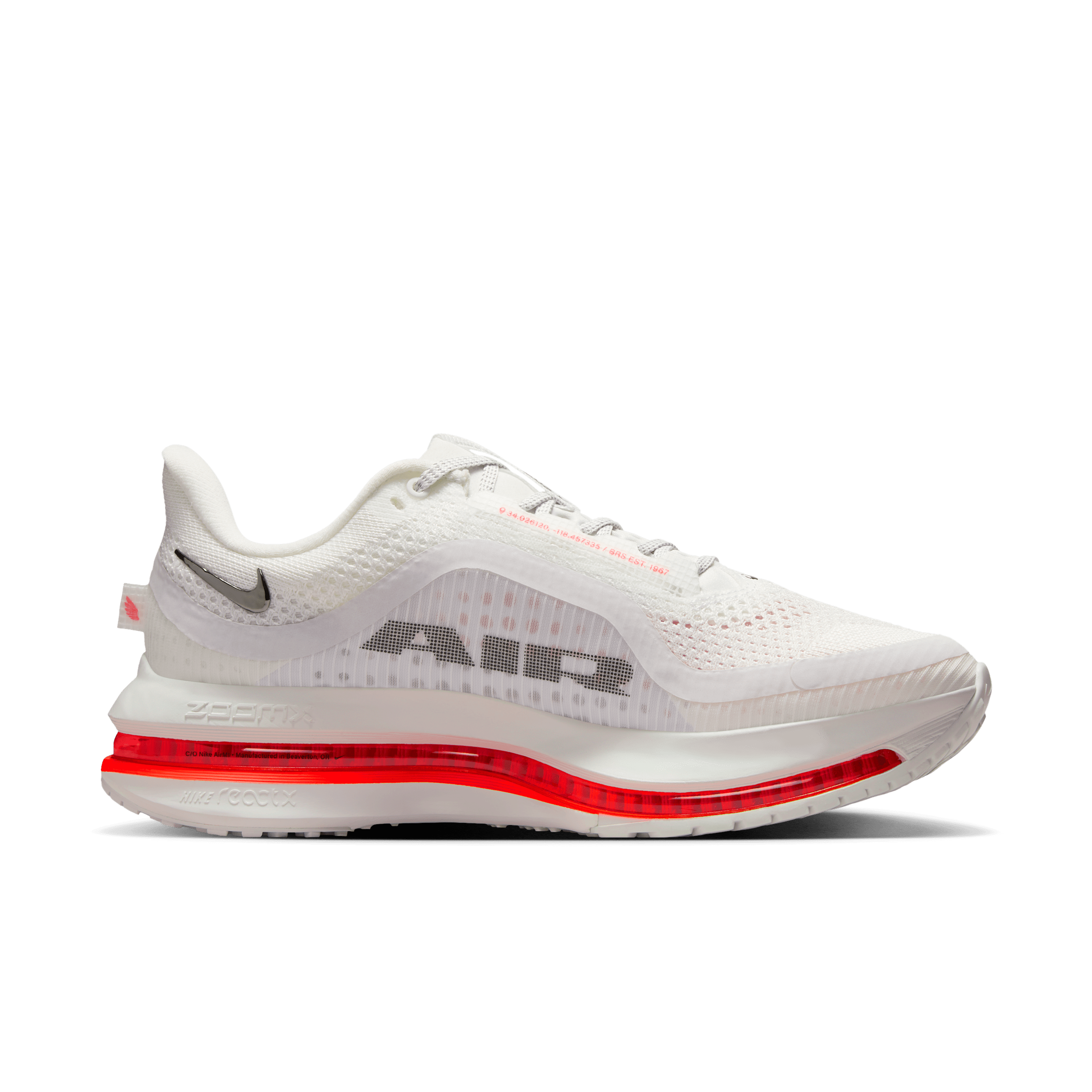 Nike Air Zoom Pegasus Premium Summit White Bright Crimson (Women's) - HQ2593-101