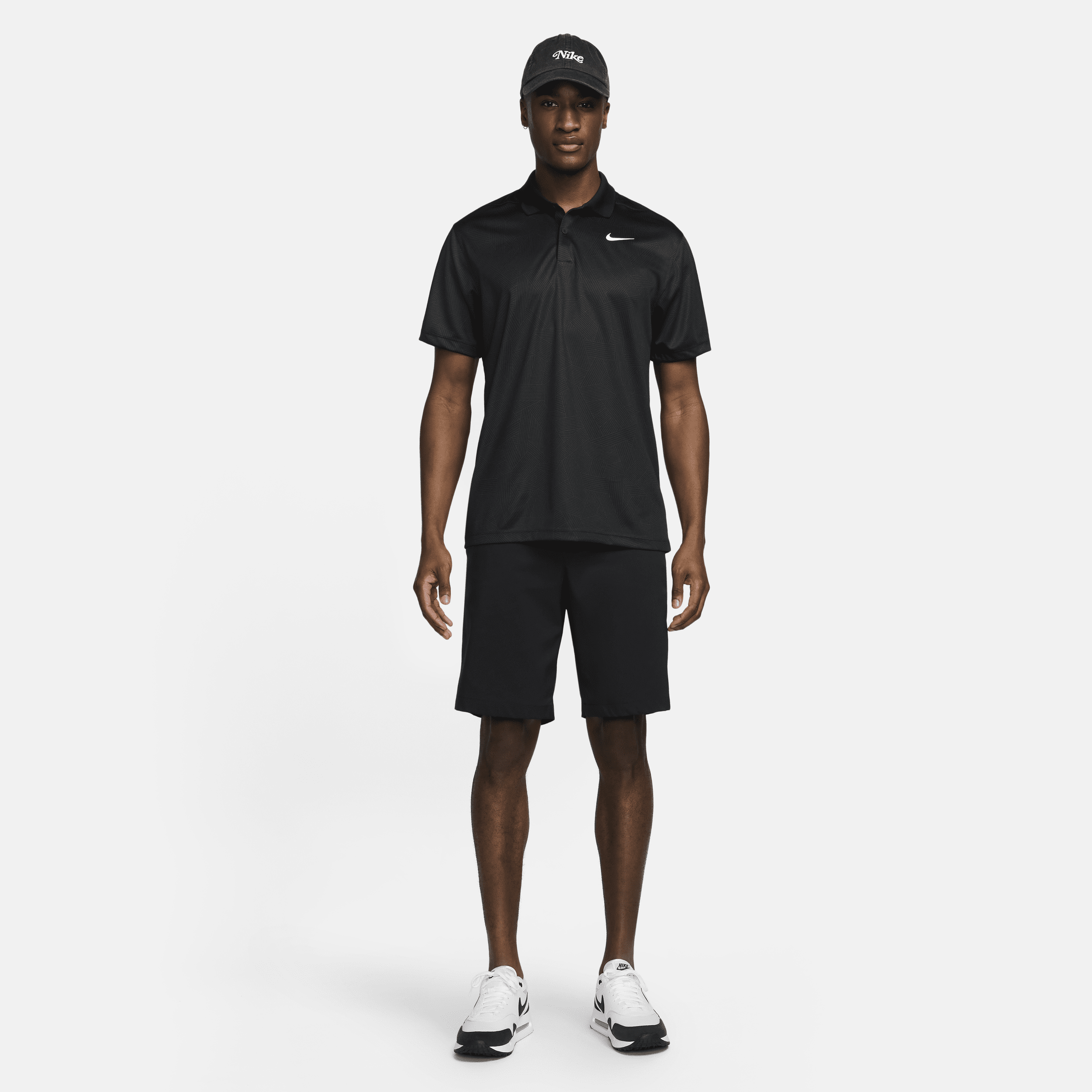Nike Victory+ Dri-FIT golfpolo voor heren Zwart