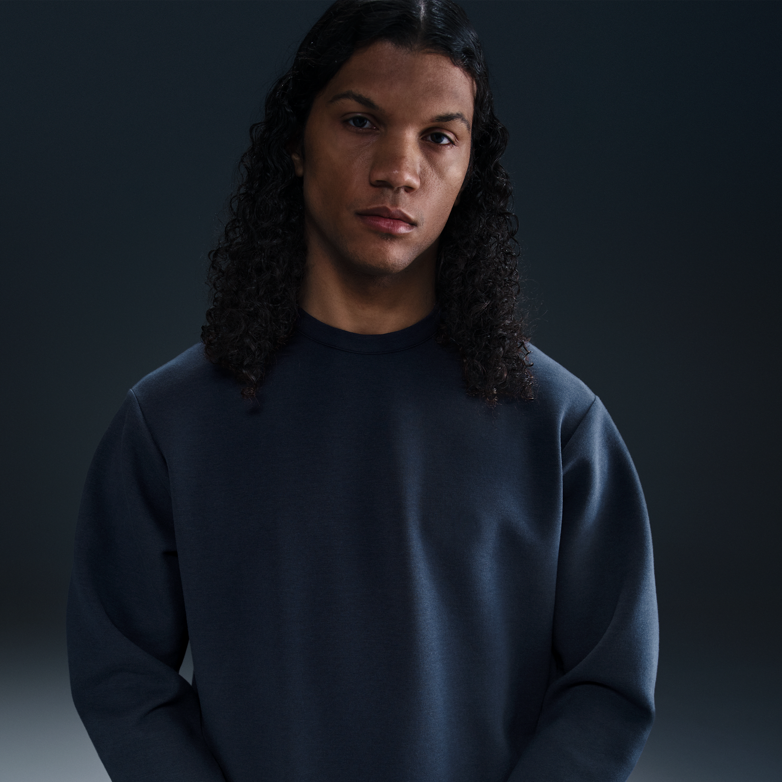 Nike 24.7 ImpossiblySoft Men's Dri-FIT Crew - Blue - Nike Impossiblysoft