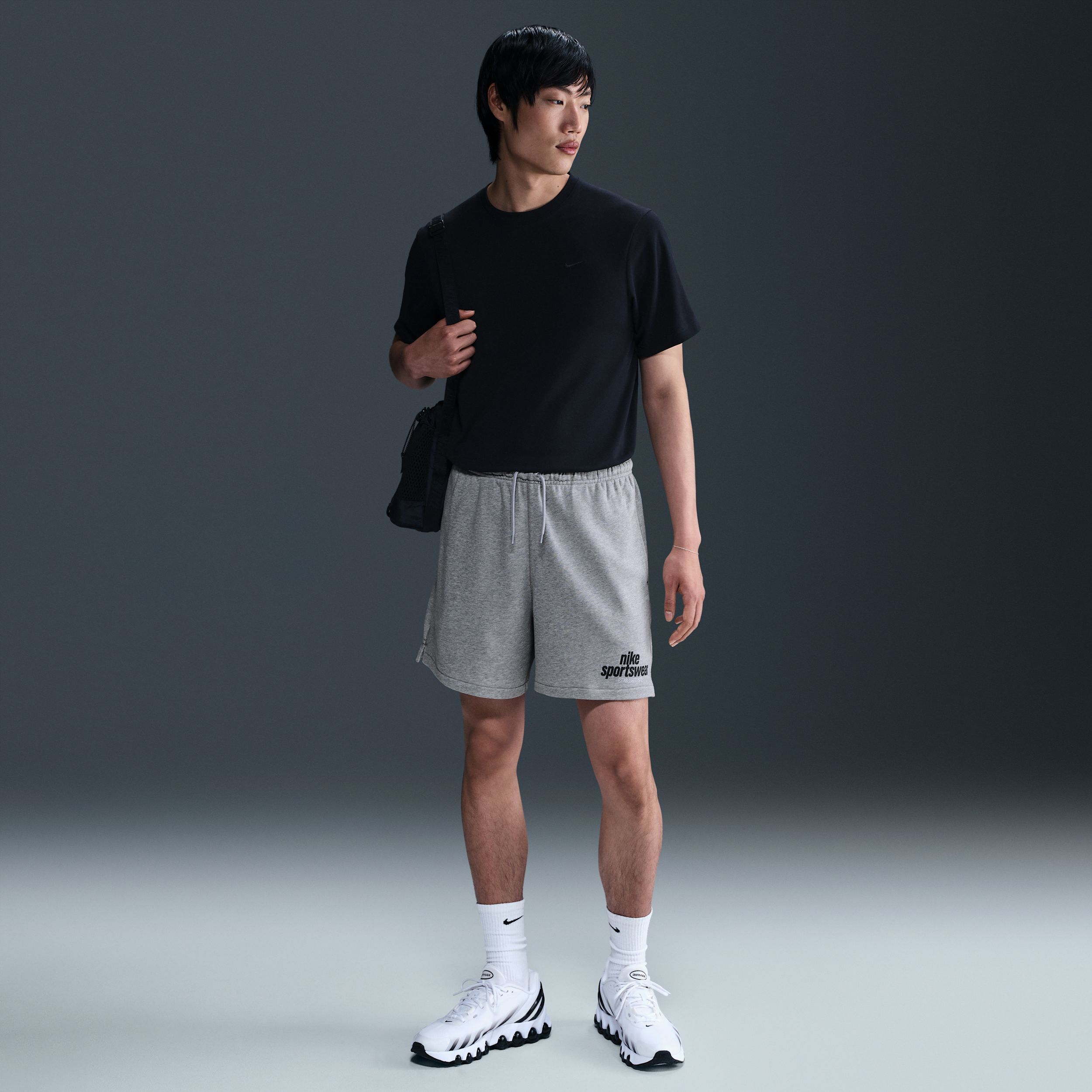 Nike Club Men's French Terry Flow Shorts - Grey - Fleece