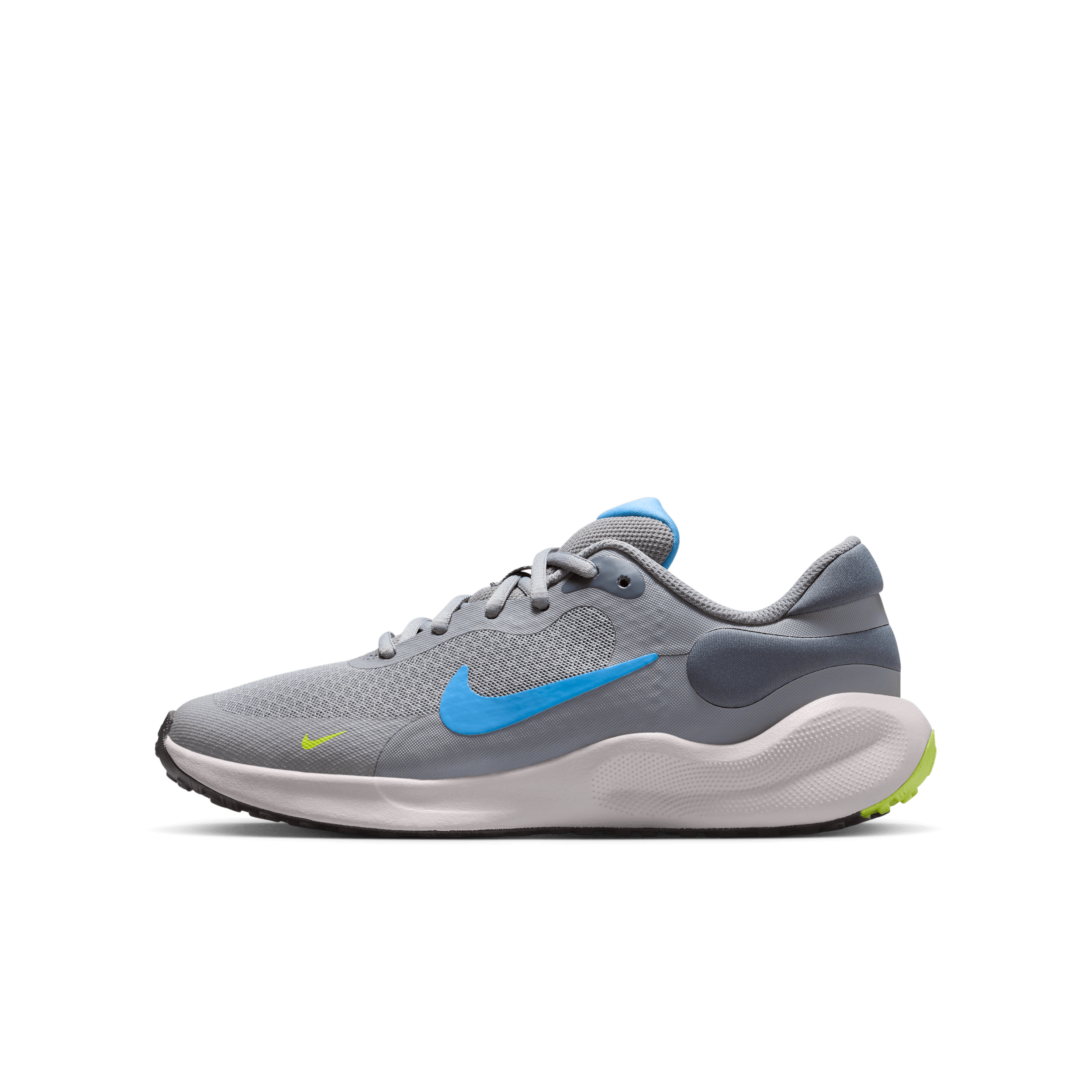 Sapatilhas de running para estrada Nike Revolution 7 Júnior - Cinzento - FB7689-009