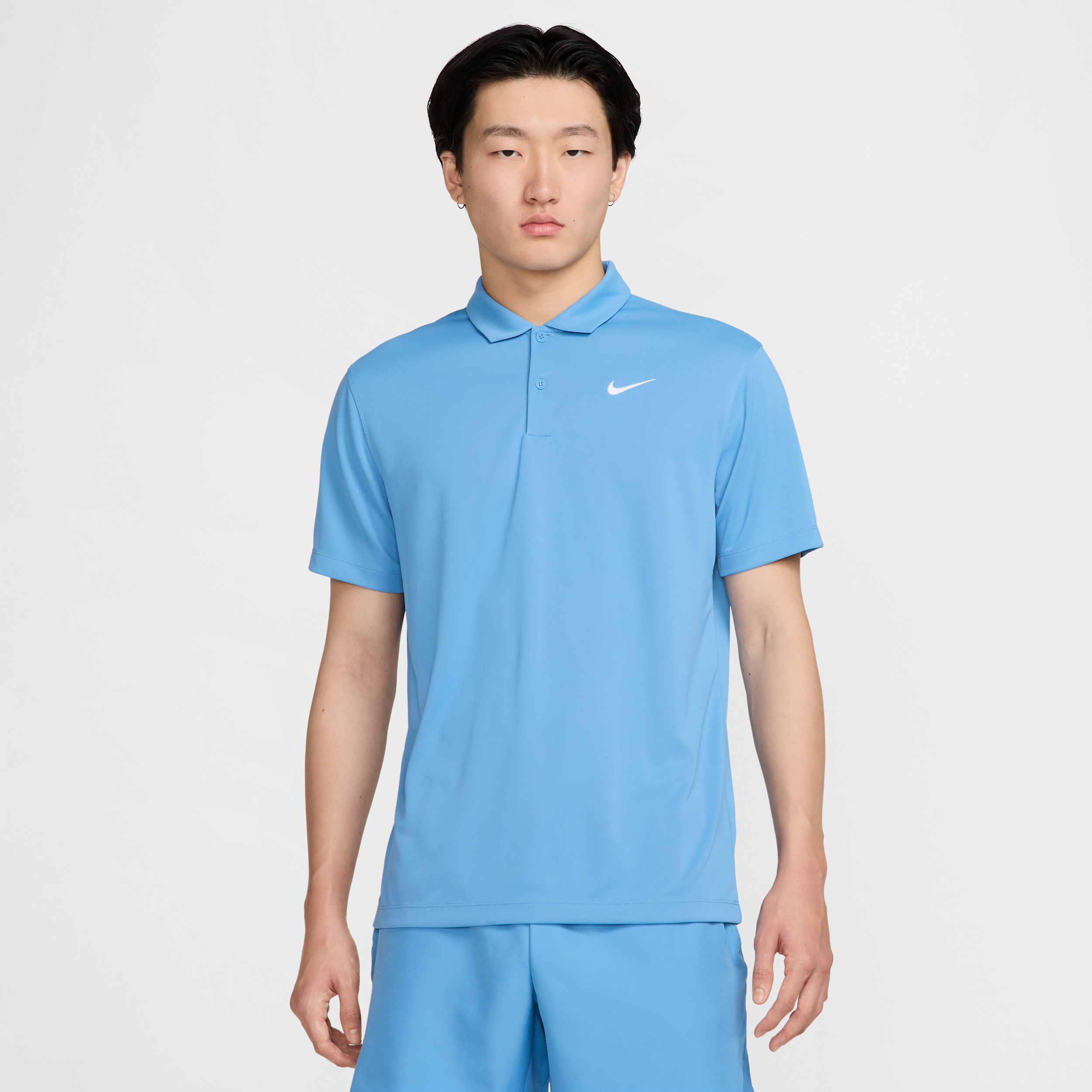 Polo de tennis NikeCourt Dri-FIT pour Homme - Bleu