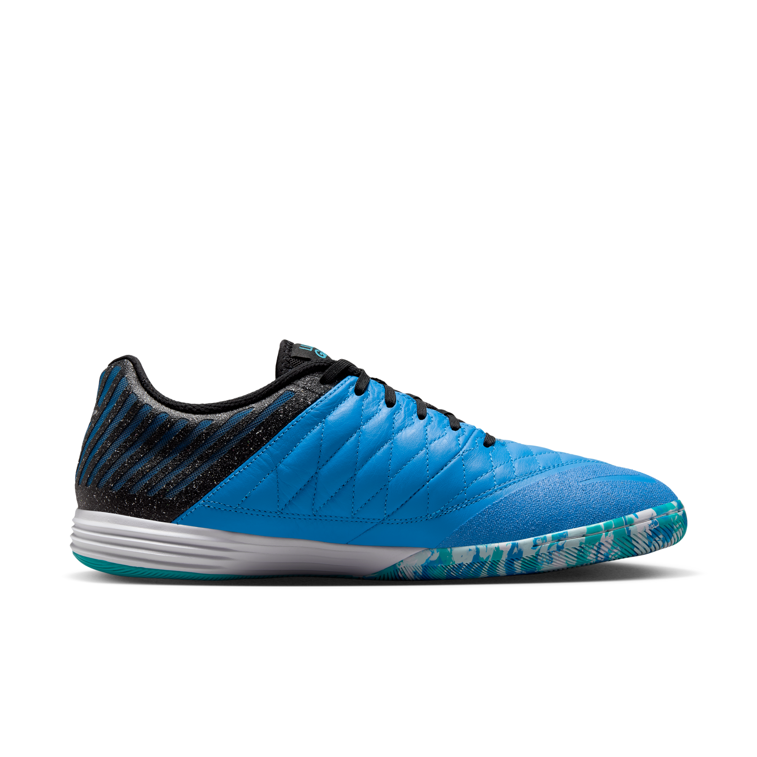 Nike Lunargato II 'Metallic Silver/Neptune Blue/Black' | Men's Size 11 - 580456-014