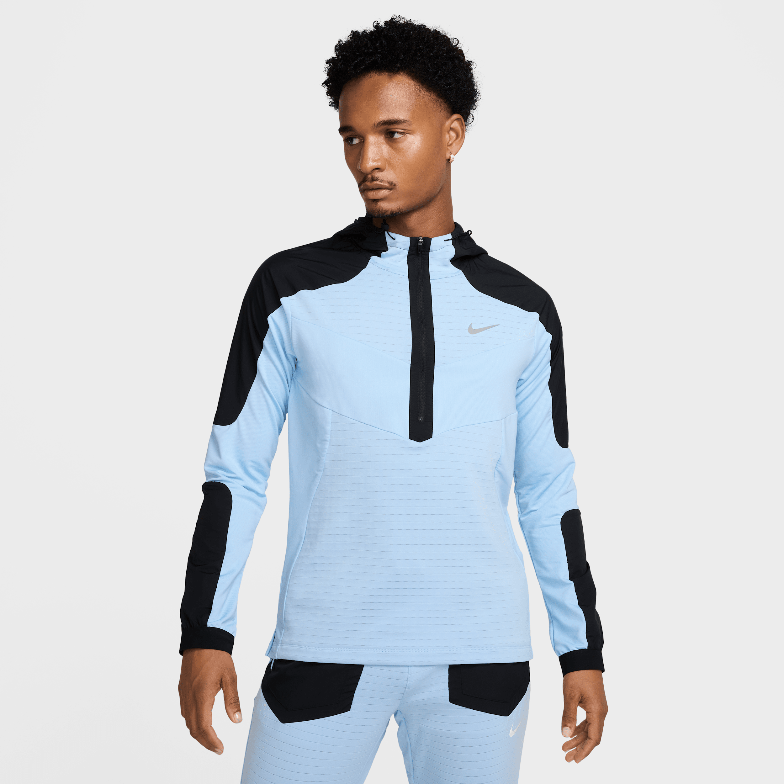 Nike Hardlooptop met lange mouwen voor heren - Blauw