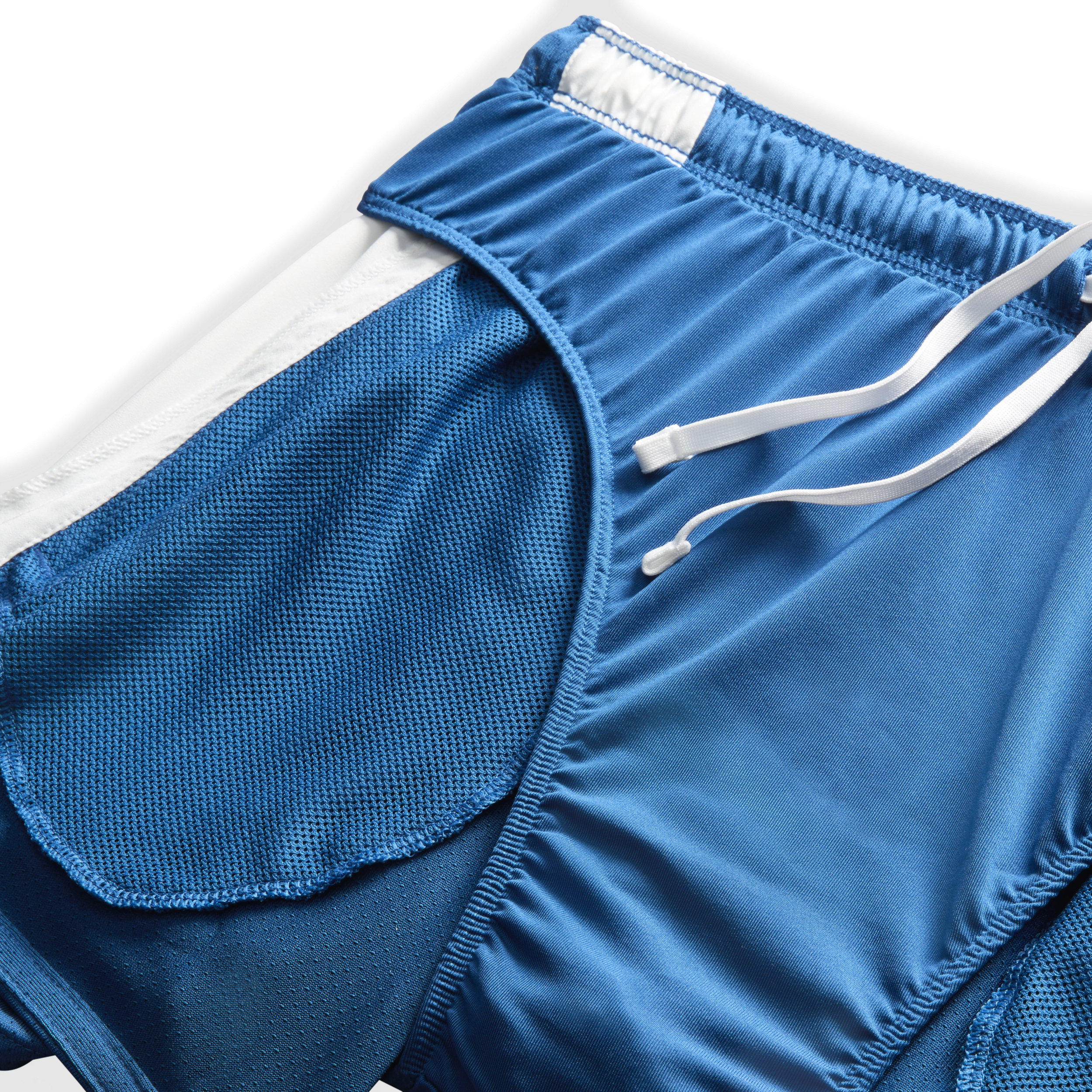 Nike Track Club Dri-FIT hardloopshorts met binnenbroek voor heren (8 cm) Blauw