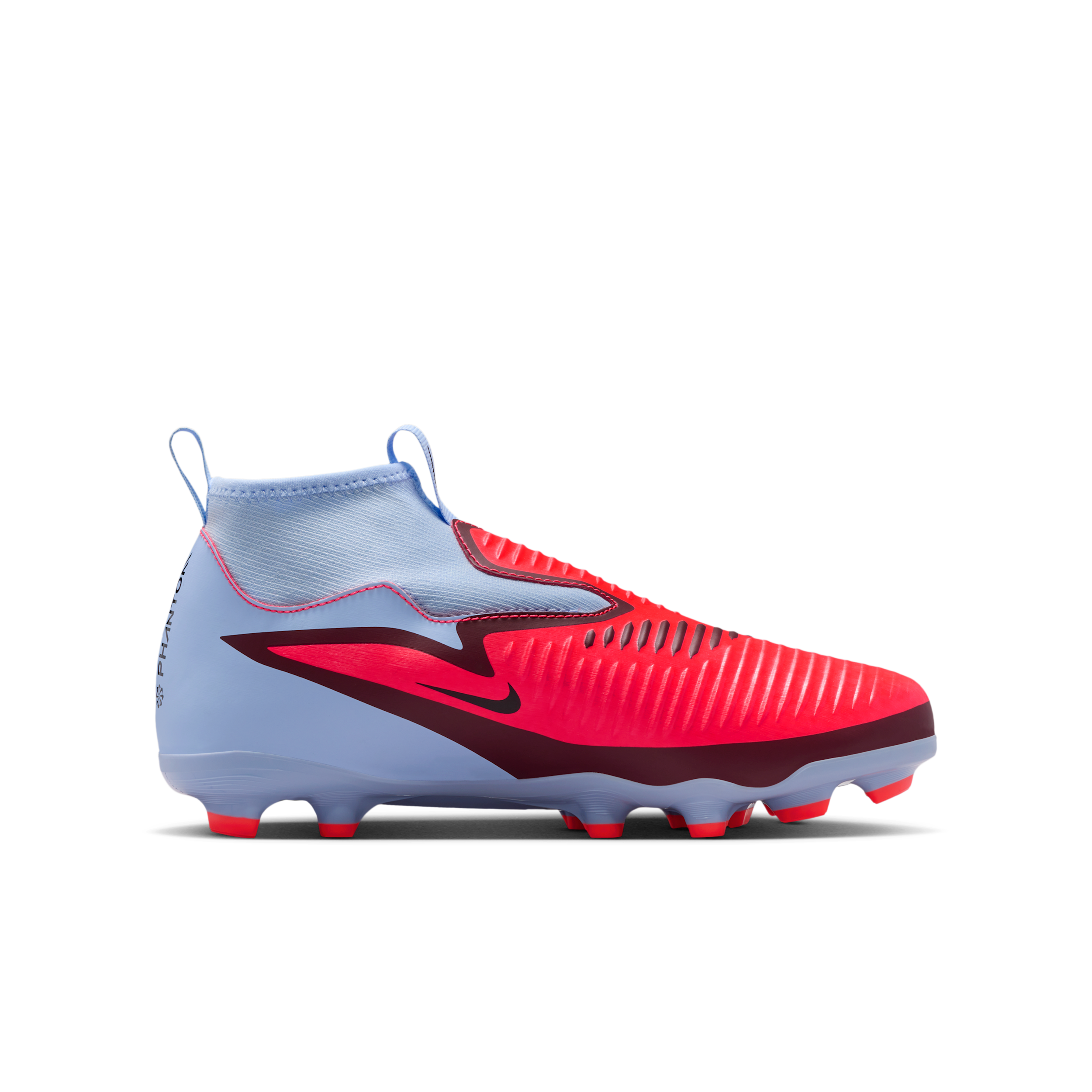Thumbnail - Nike Jr. Phantom 6 High Academy Fußballschuh für verschiedene Böden (ältere Kinder) - Blau