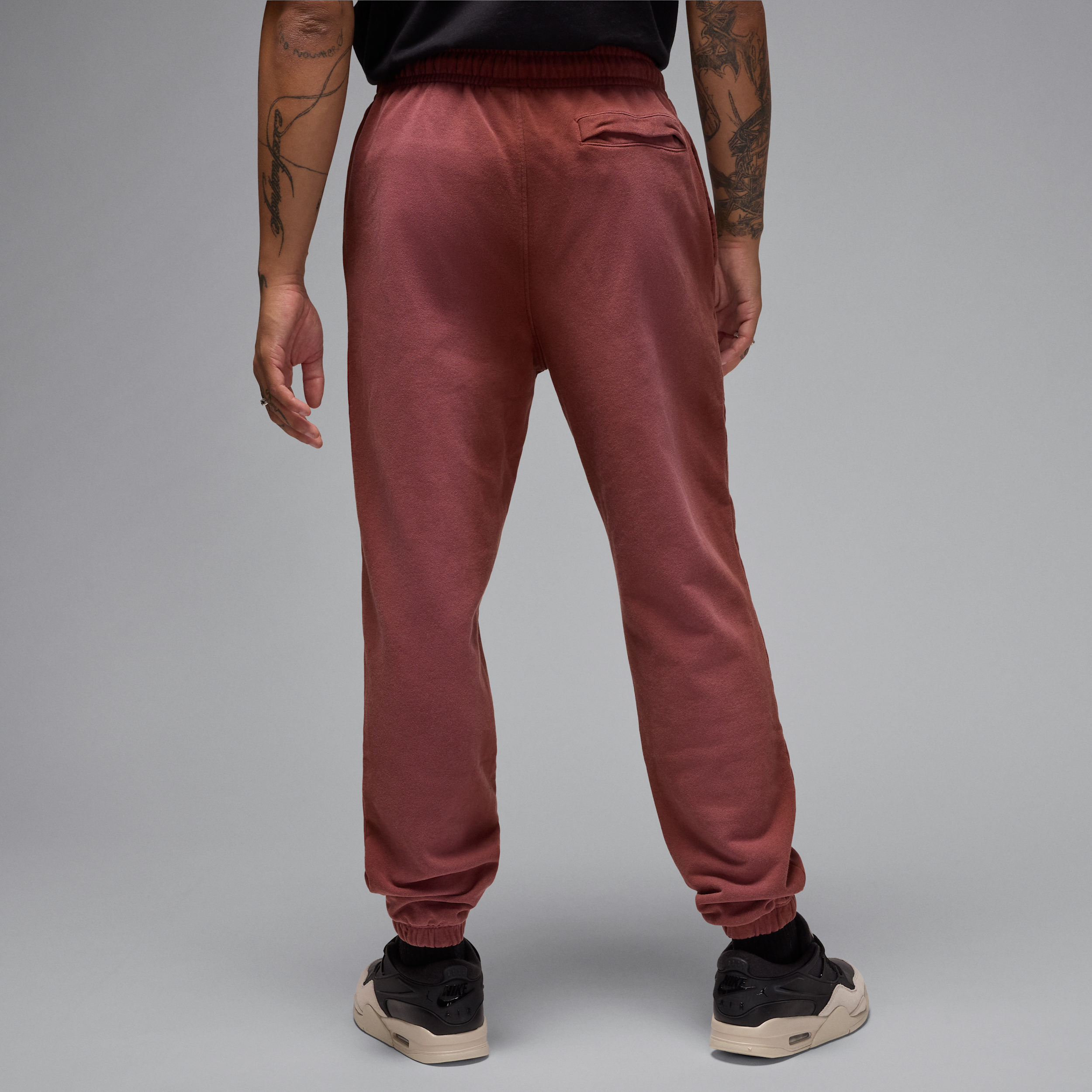 Pantalon en tissu Fleece Jordan Flight pour homme - Marron