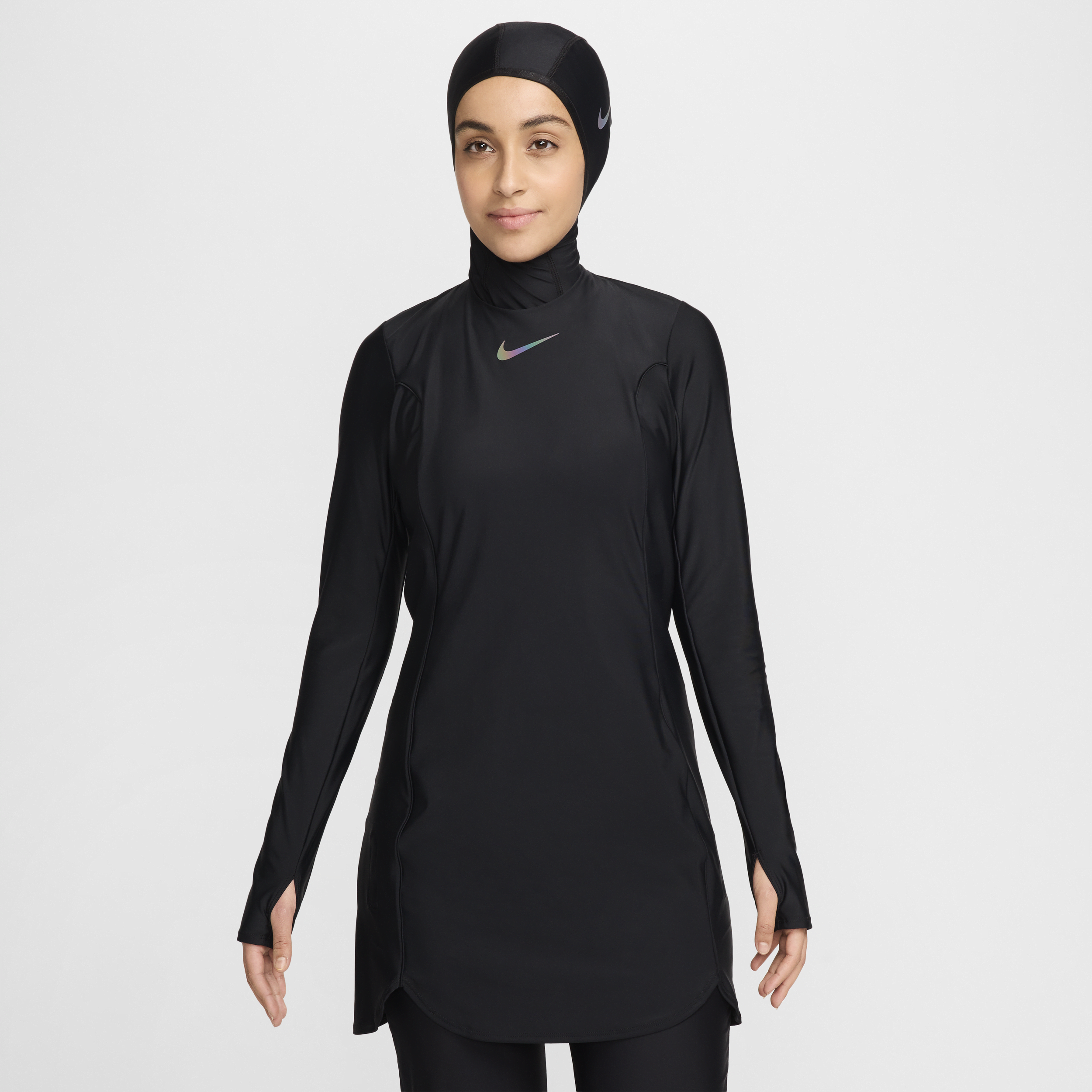 Nike Swim Victory jurk met volledige bedekking Zwart