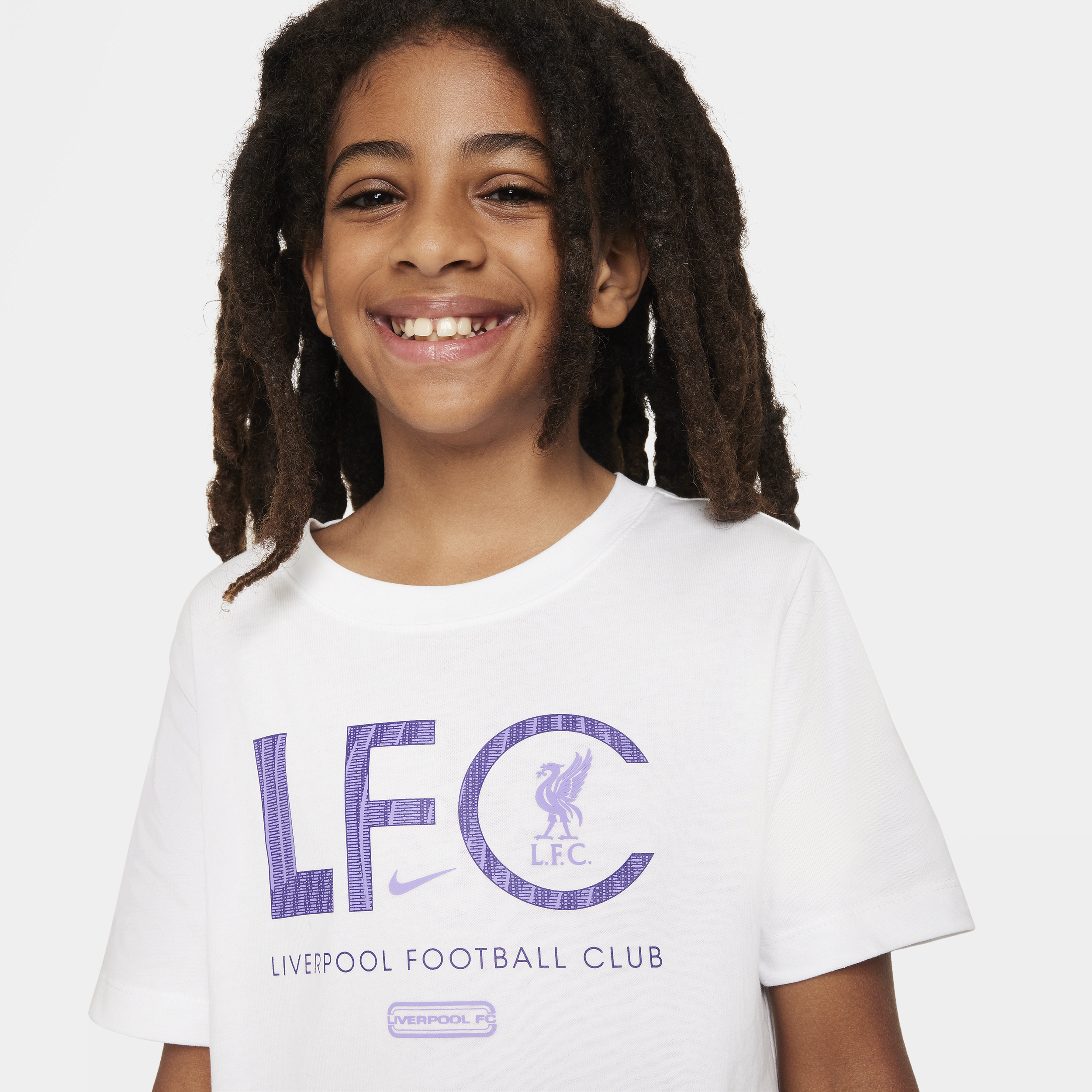 Nike Liverpool FC Mercurial voetbalshirt voor kids Wit