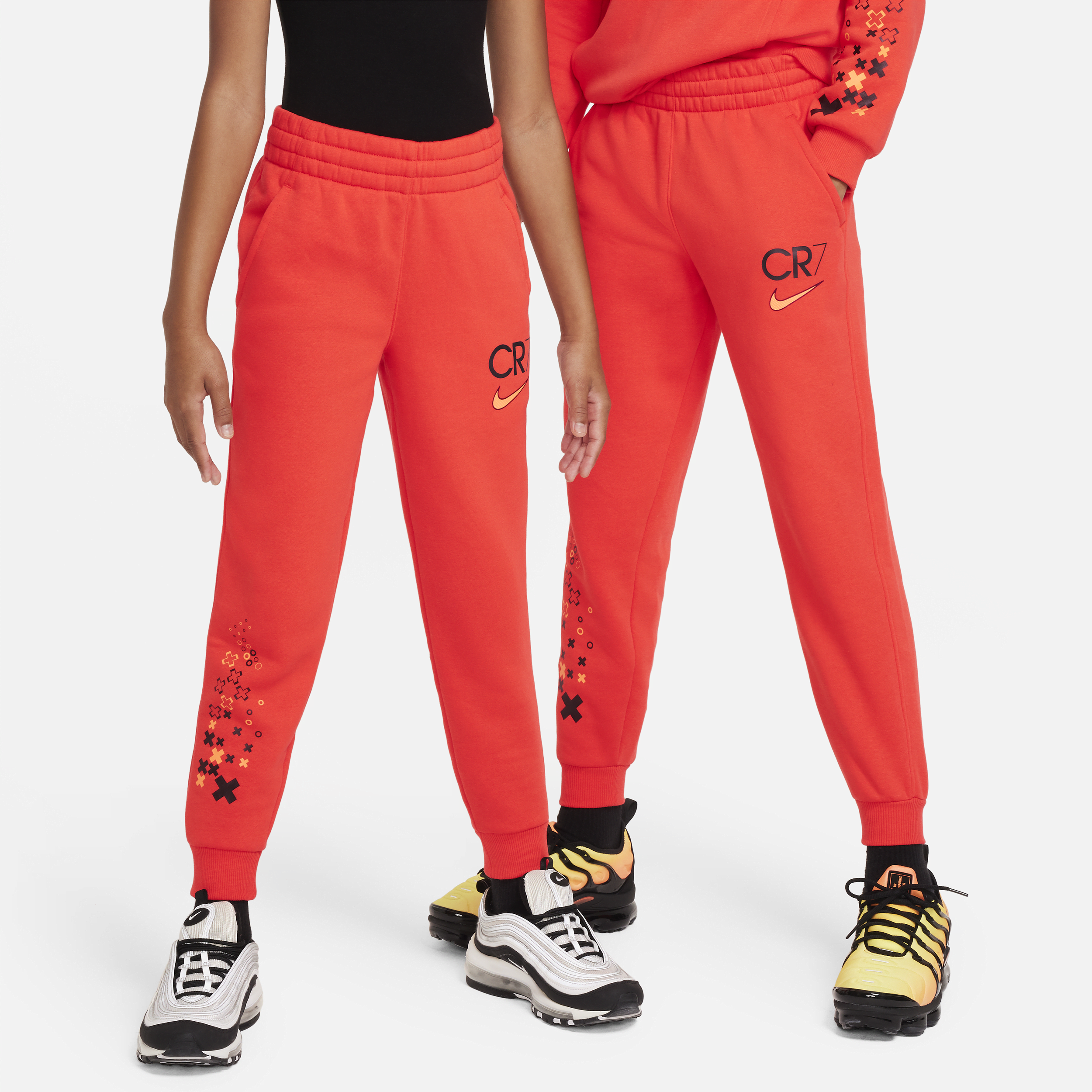 CR7 Older Kids' Club Fleece Joggers - Red