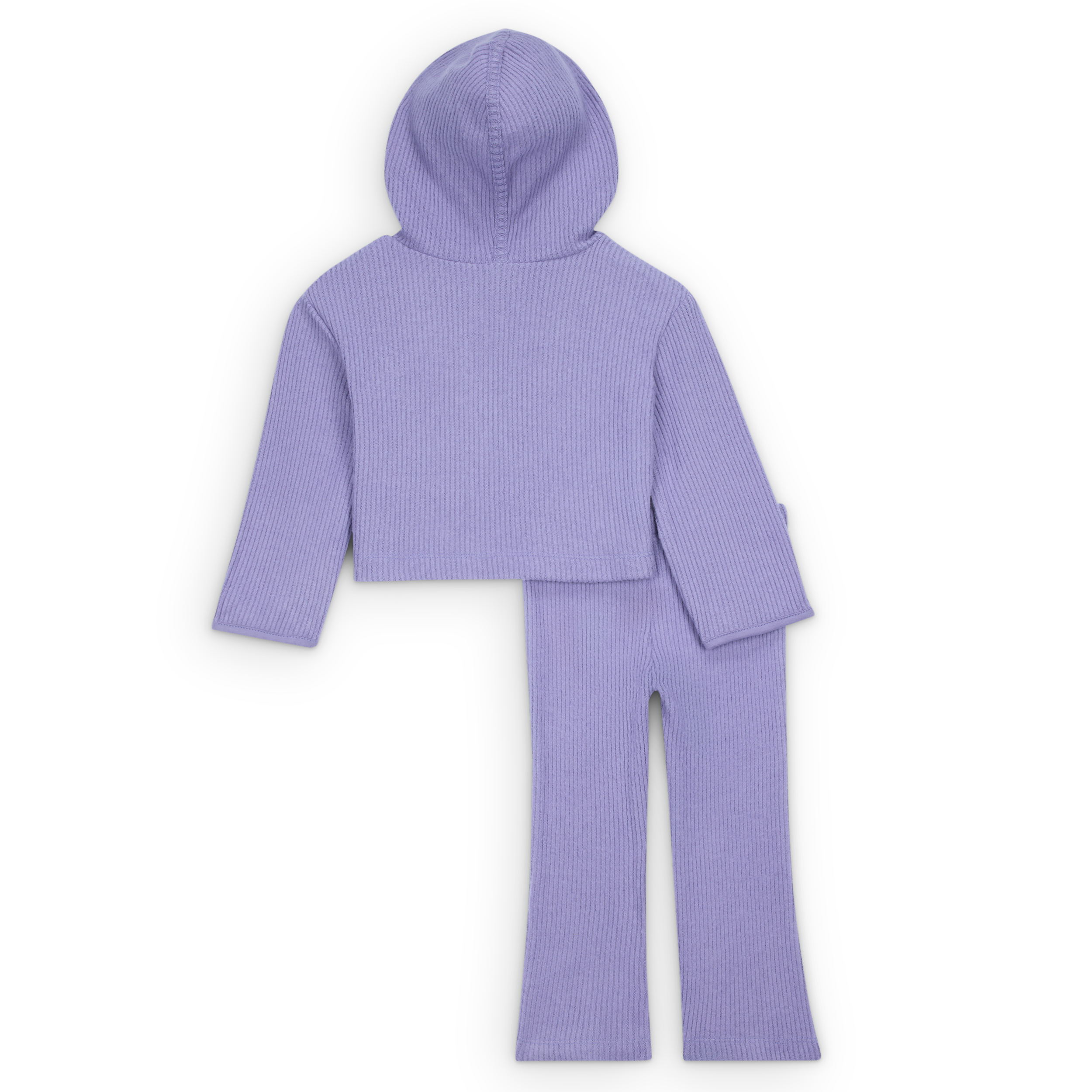 Thumbnail - Jordan Heir To The Crown zweiteiliges Ripp-Pullover-Set (Babys, 12–24 Monate) - Lila
