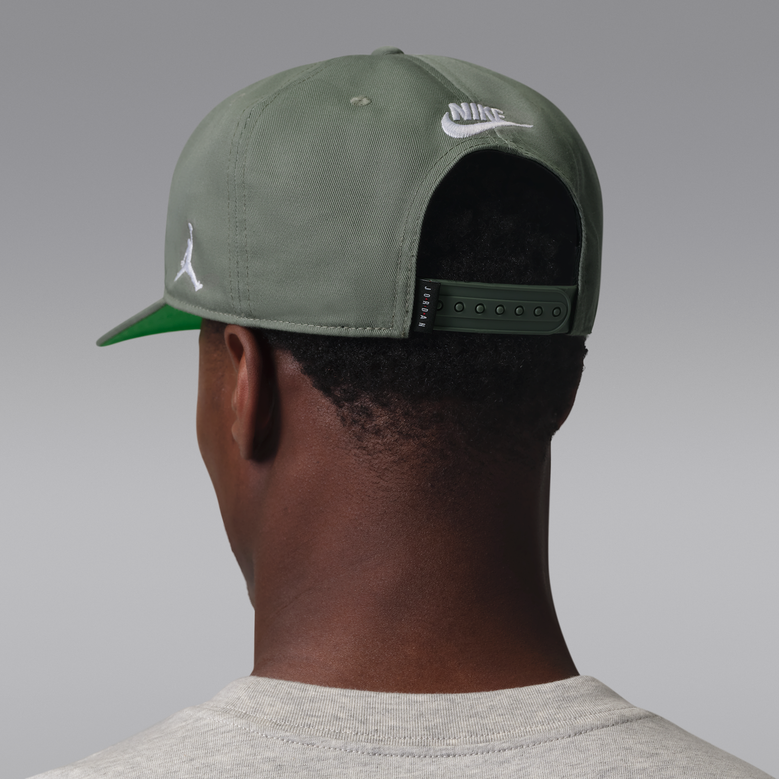 Thumbnail - Jordan Flight Pro unstrukturierte Cap mit flachem Schirm - Grün