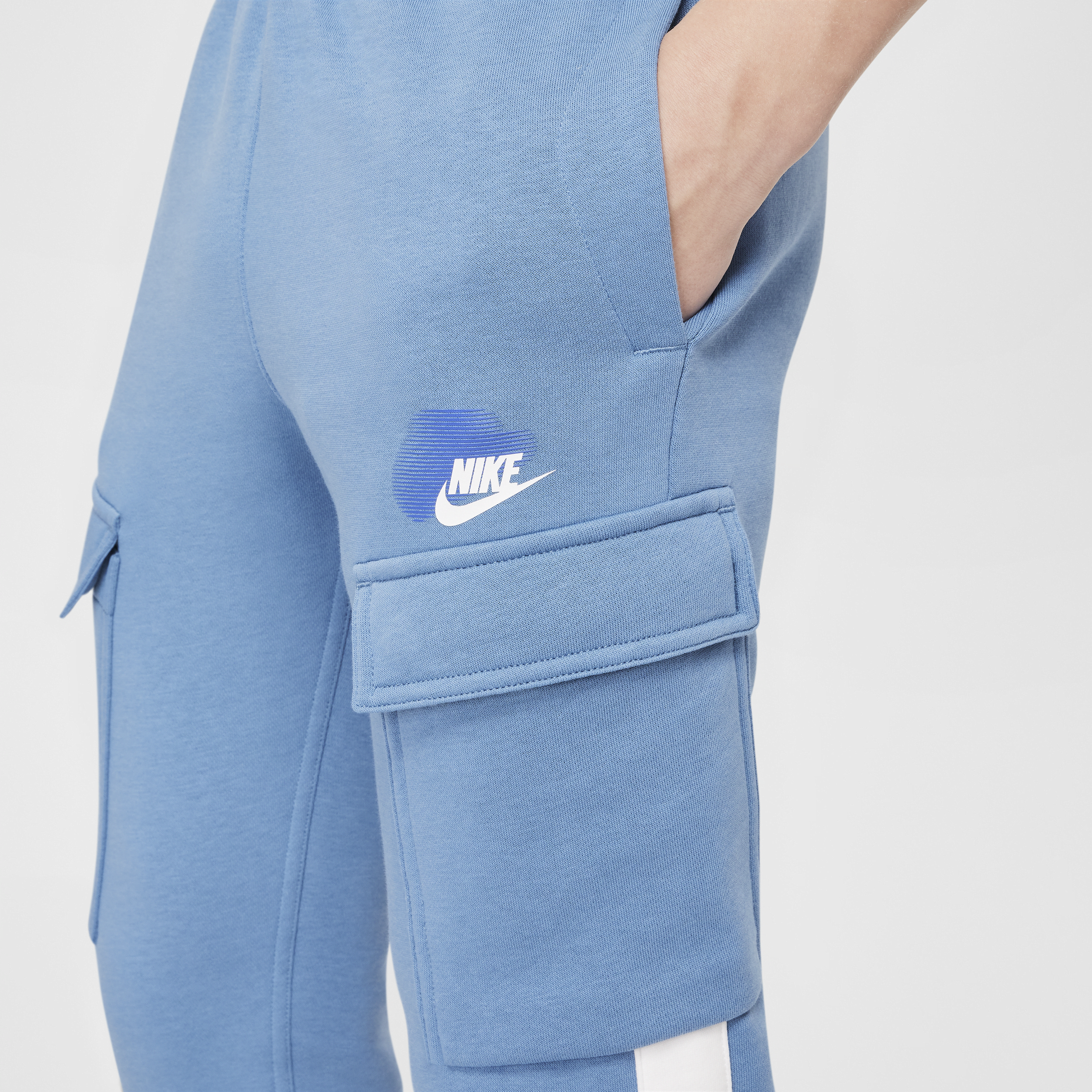 Pantalon cargo Nike Sportswear Standard Issue pour ado (garçon) - Bleu