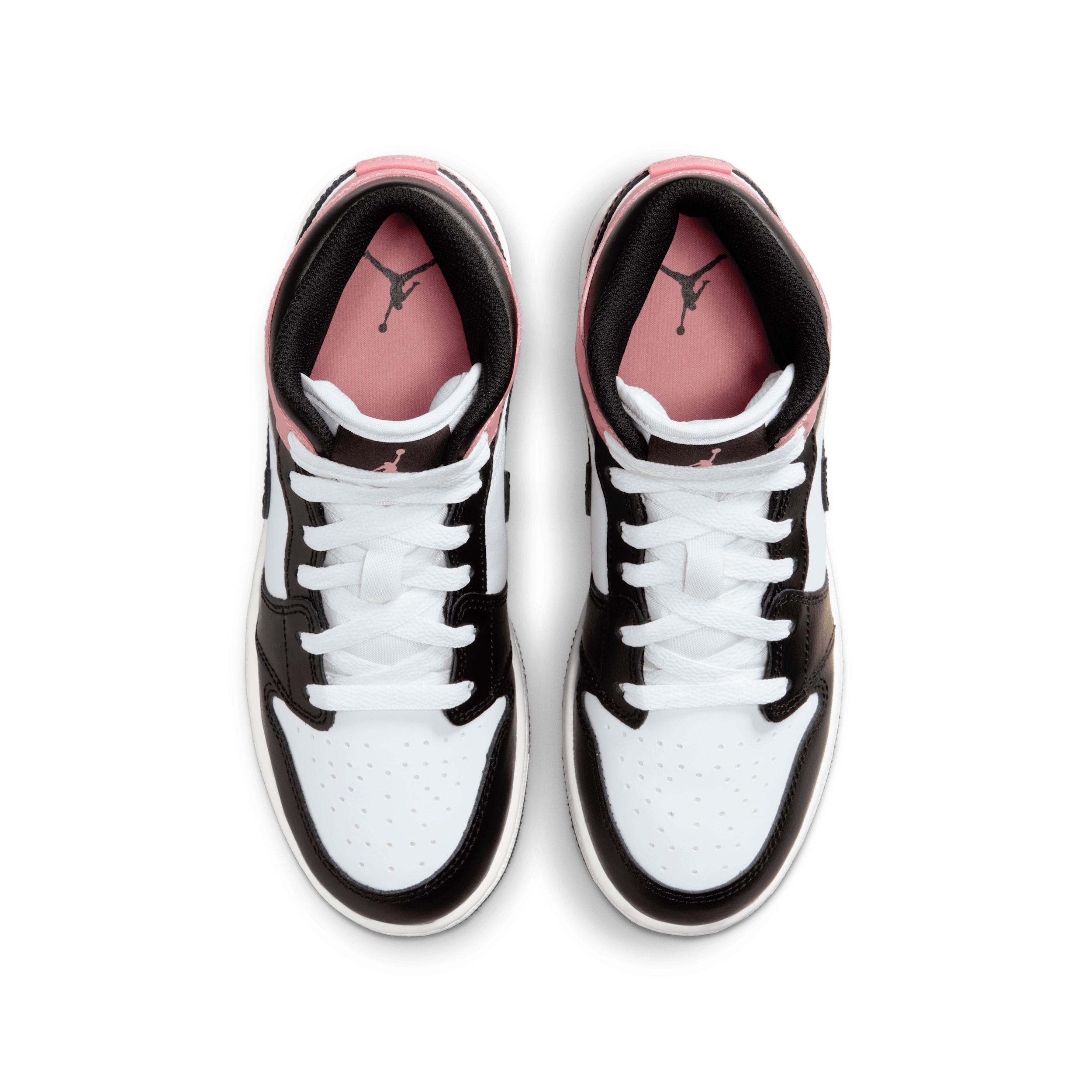 Chaussure Air Jordan 1 Mid pour ado - Blanc