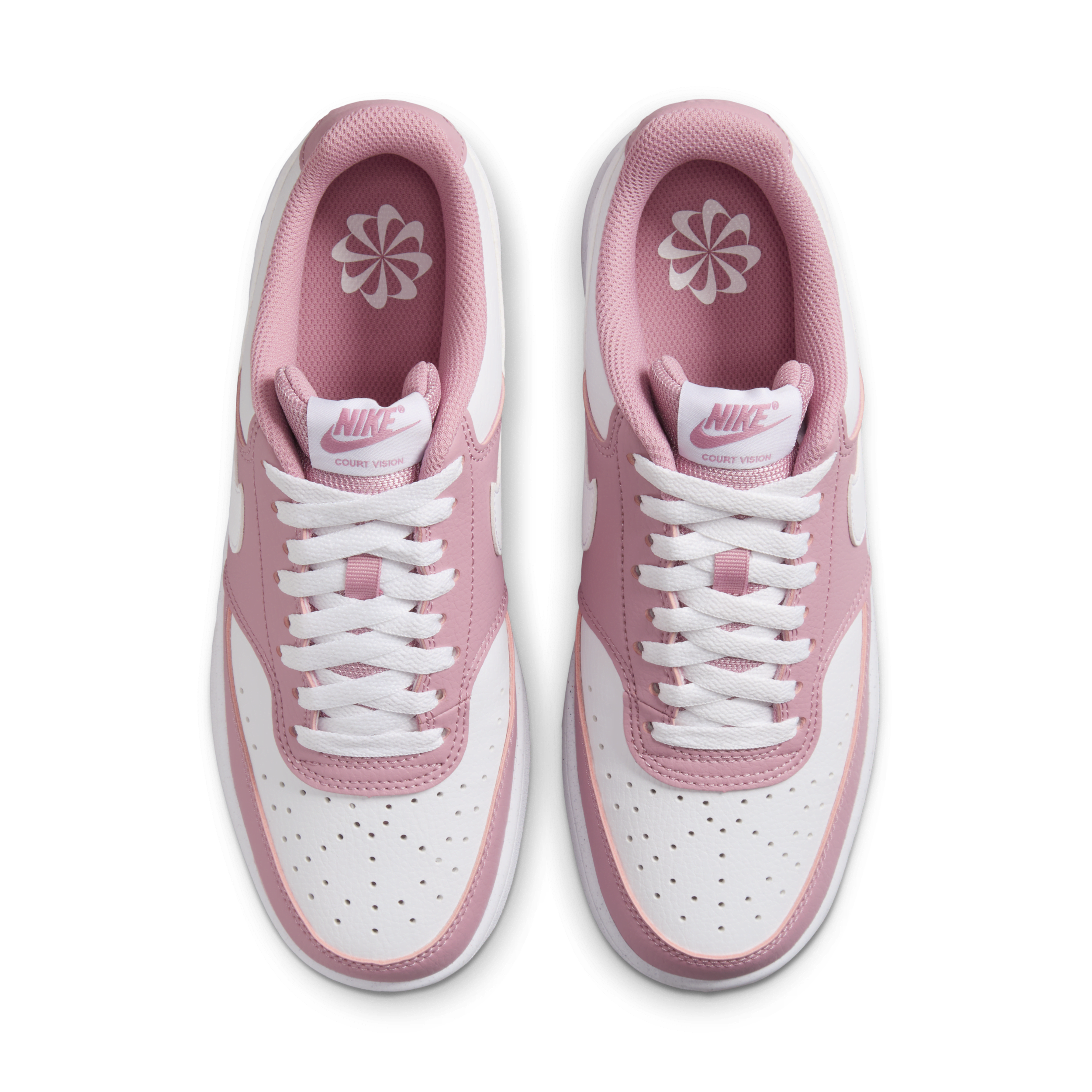 Chaussure Nike Court Vision Low Next Nature pour Femme - Rose