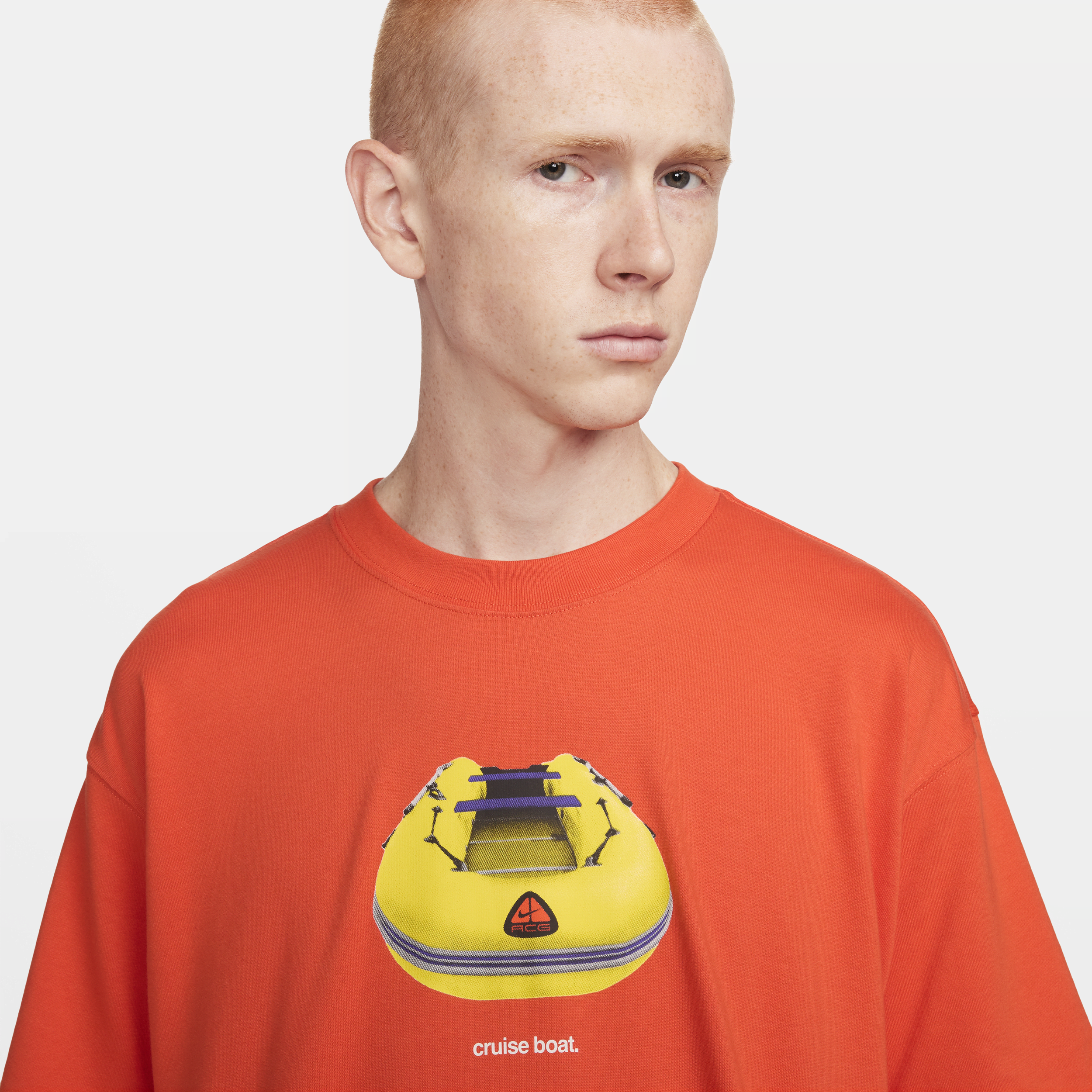 Nike ACG 'Cruise Boat' Dri-FIT T-shirt voor heren Oranje