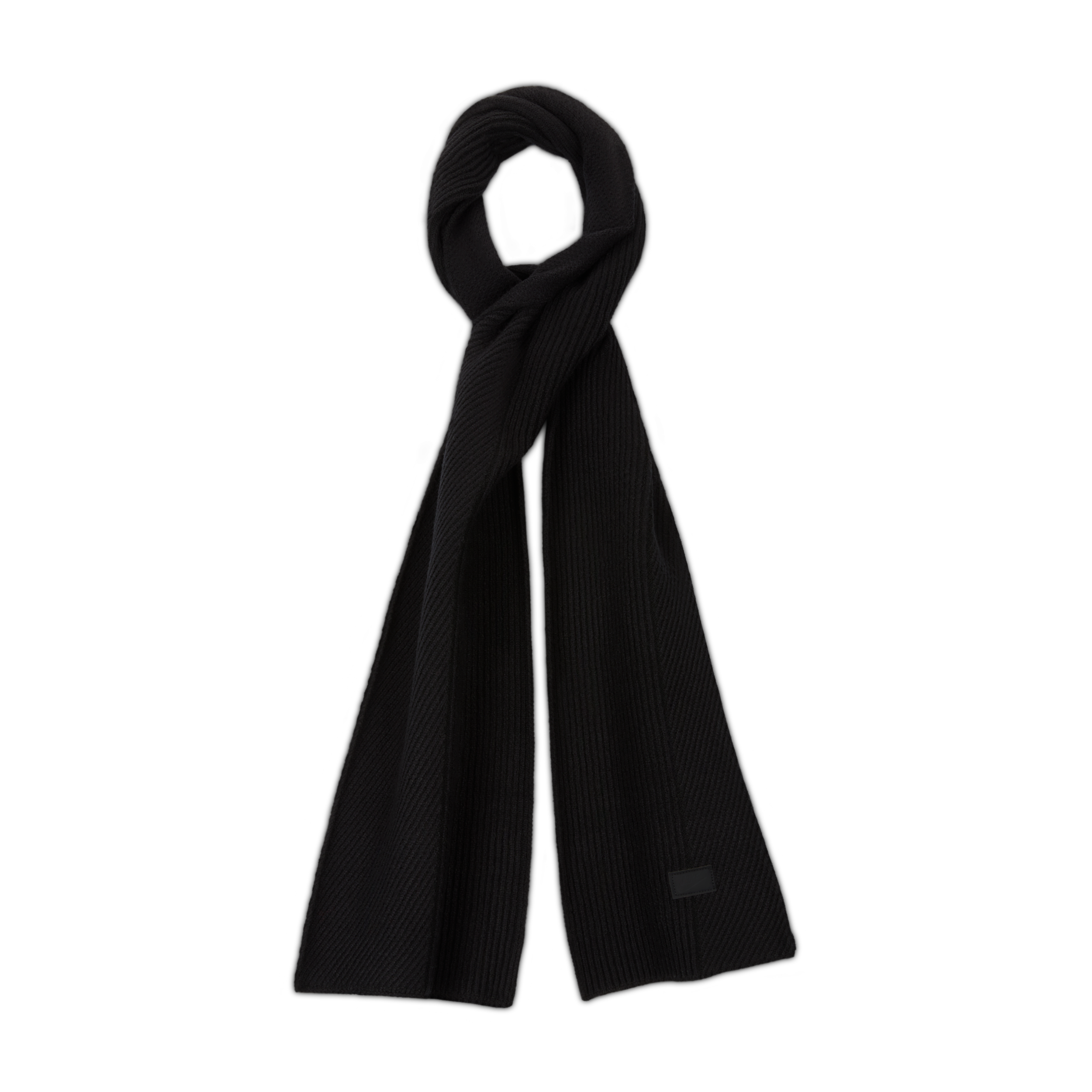 Maskinstrikket Nike City-halstørklæde - sort