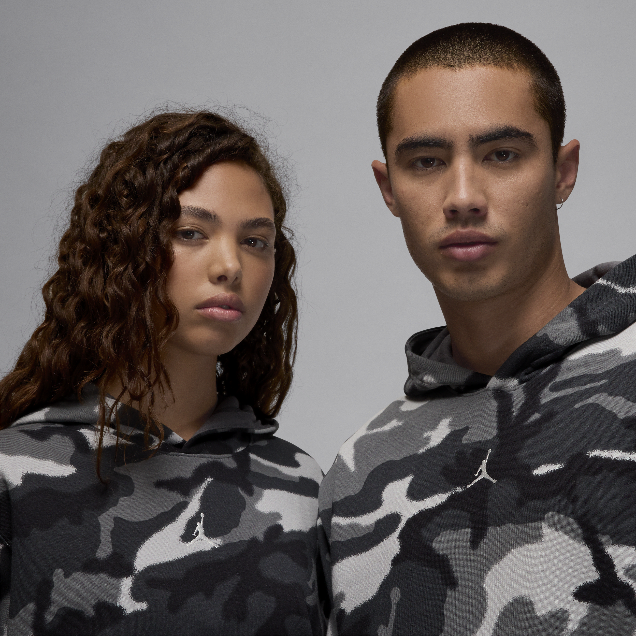 Sweat à capuche camouflage Jordan MVP pour homme - Noir