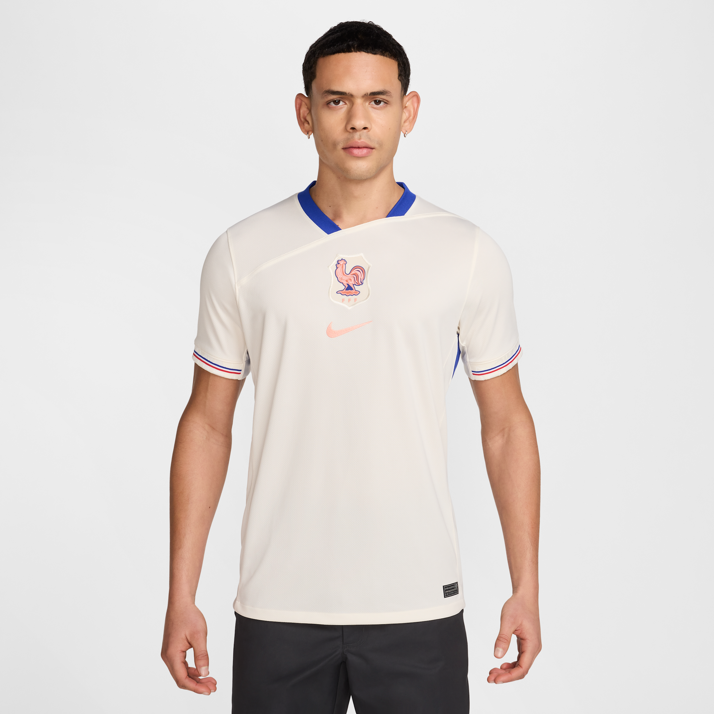 FFF 2025 Stadium Away (Women's Team) Men's Nike Dri-FIT Soccer Replica Jersey - Brown - Polyester