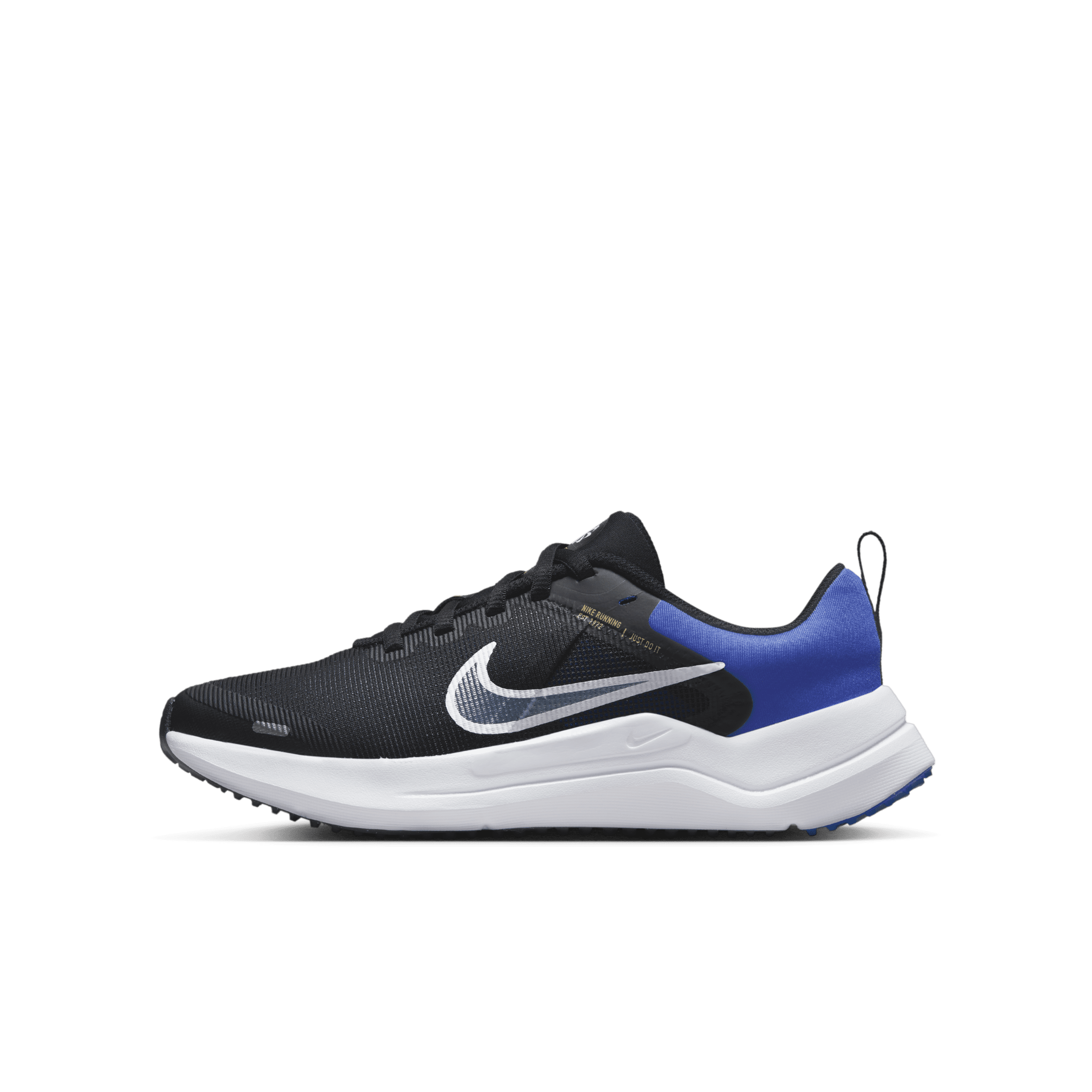 Nike Downshifter 12 Older Kids' Road Running Shoes - Black - DM4194-006