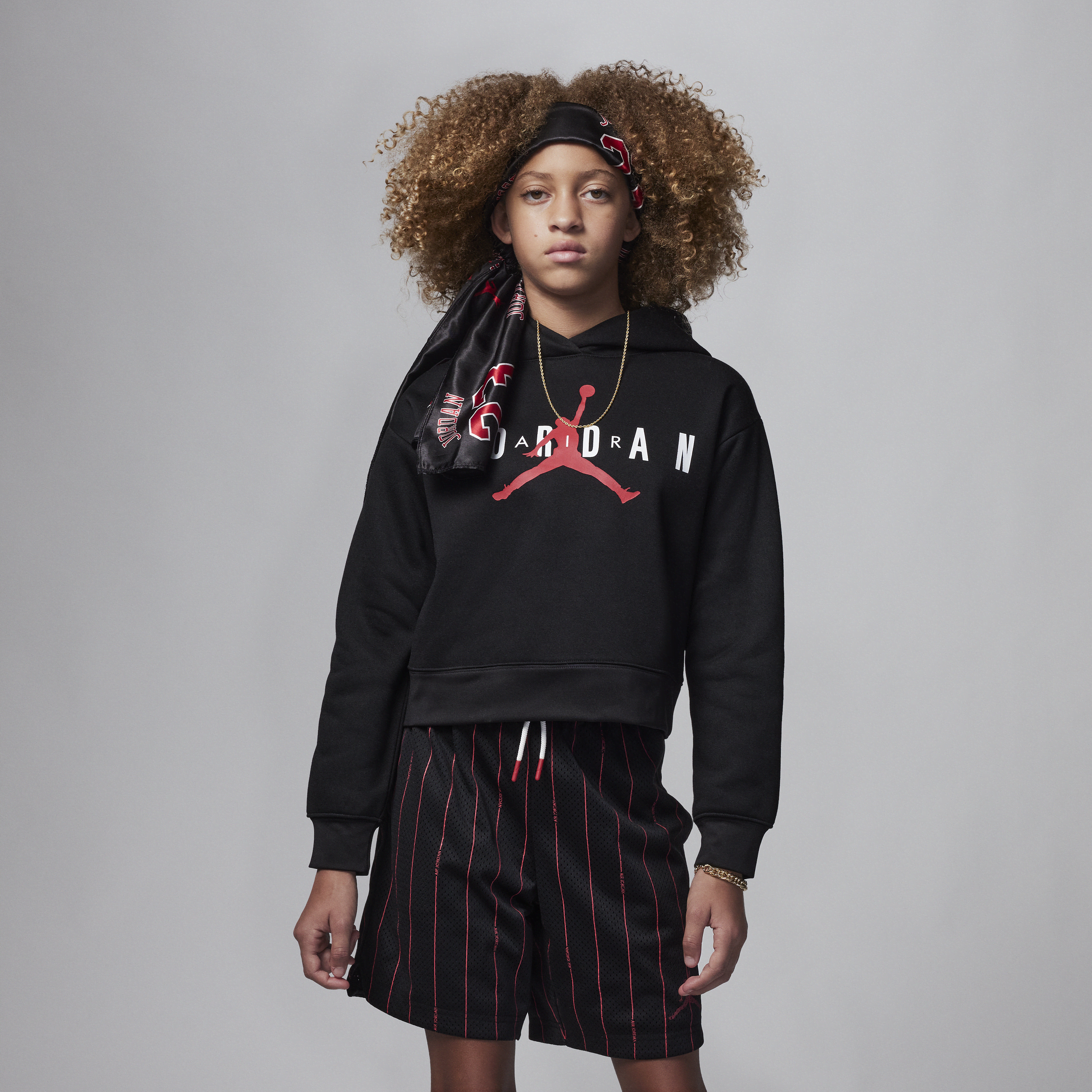 Image of Jordan Jumpman duurzame hoodie voor kids - Zwart