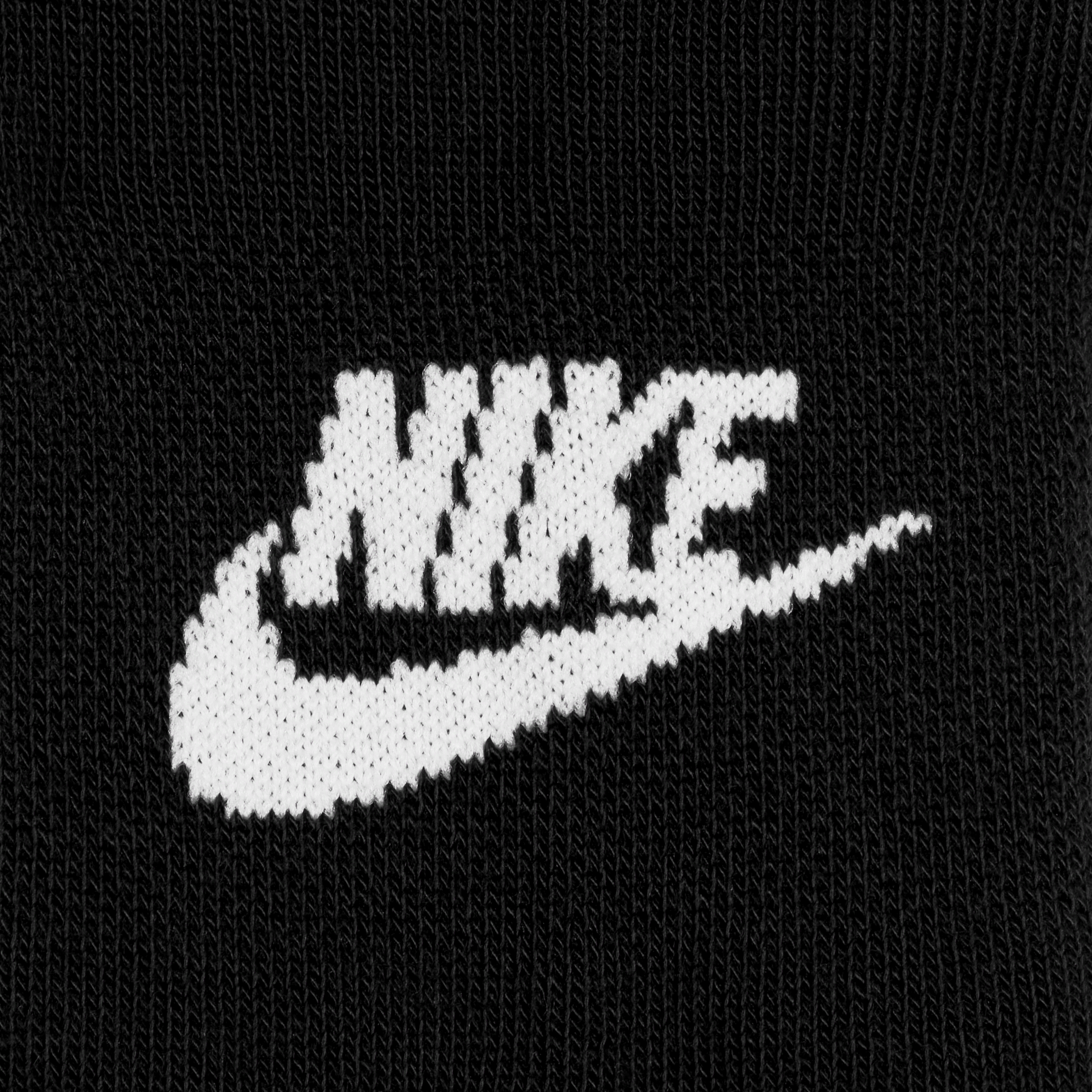 Chaussettes invisibles Nike Sportswear Everyday Essential (3 paires) - Noir