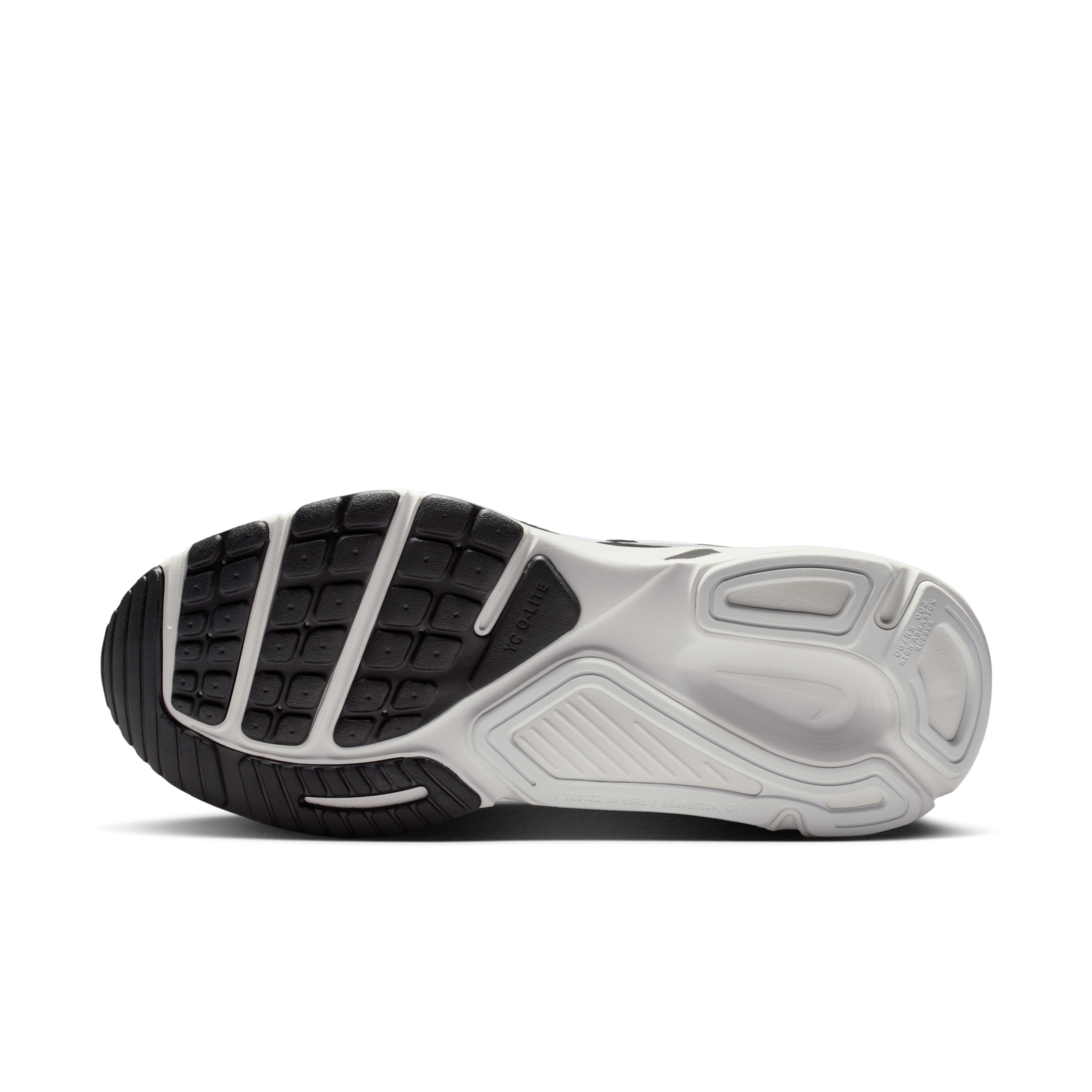 Nike Men's Structure Plus Sneaker in Summit White/Mtlc Silver/Black - II7192-100