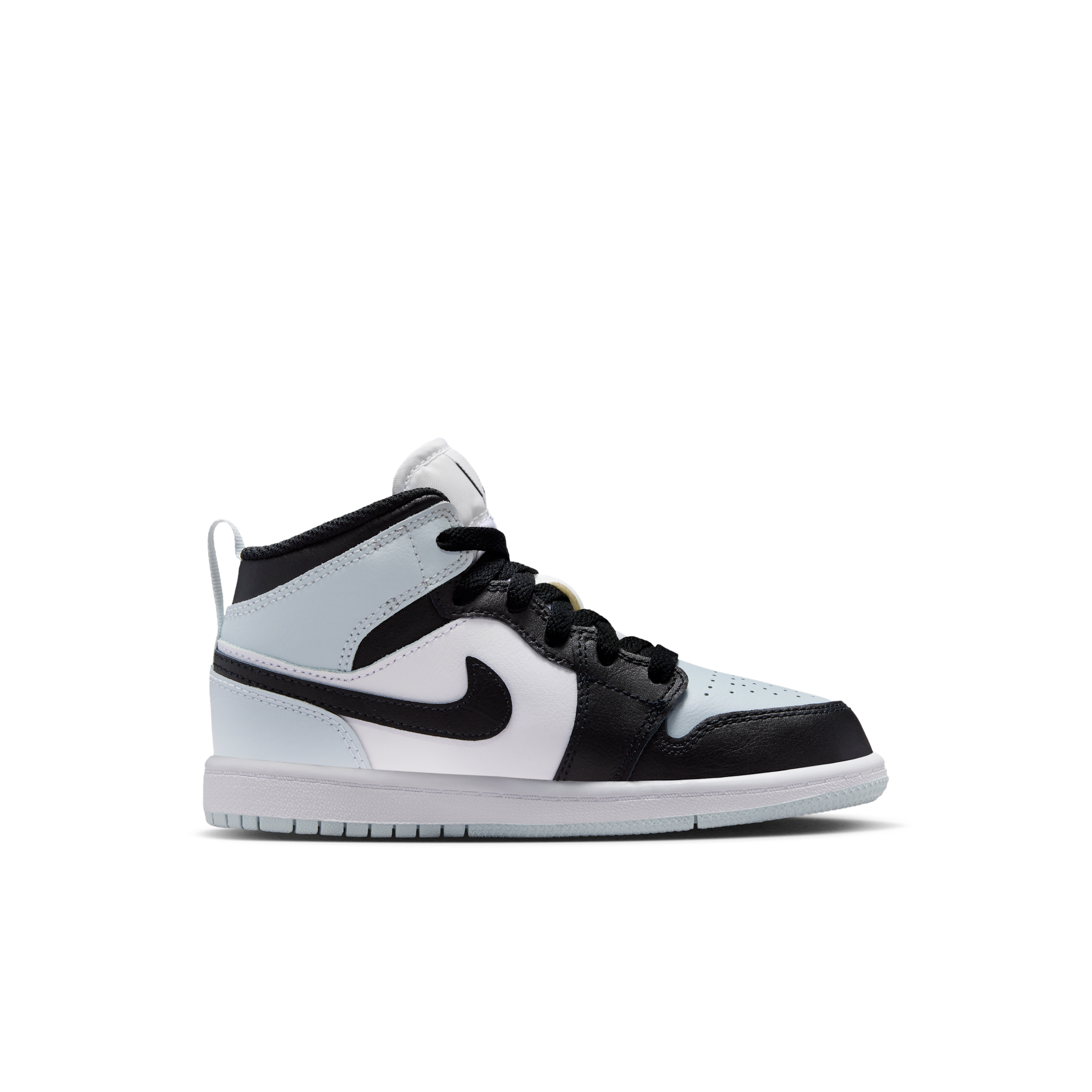 Jordan 1 Mid-sko til mindre børn - sort - DQ8424-002