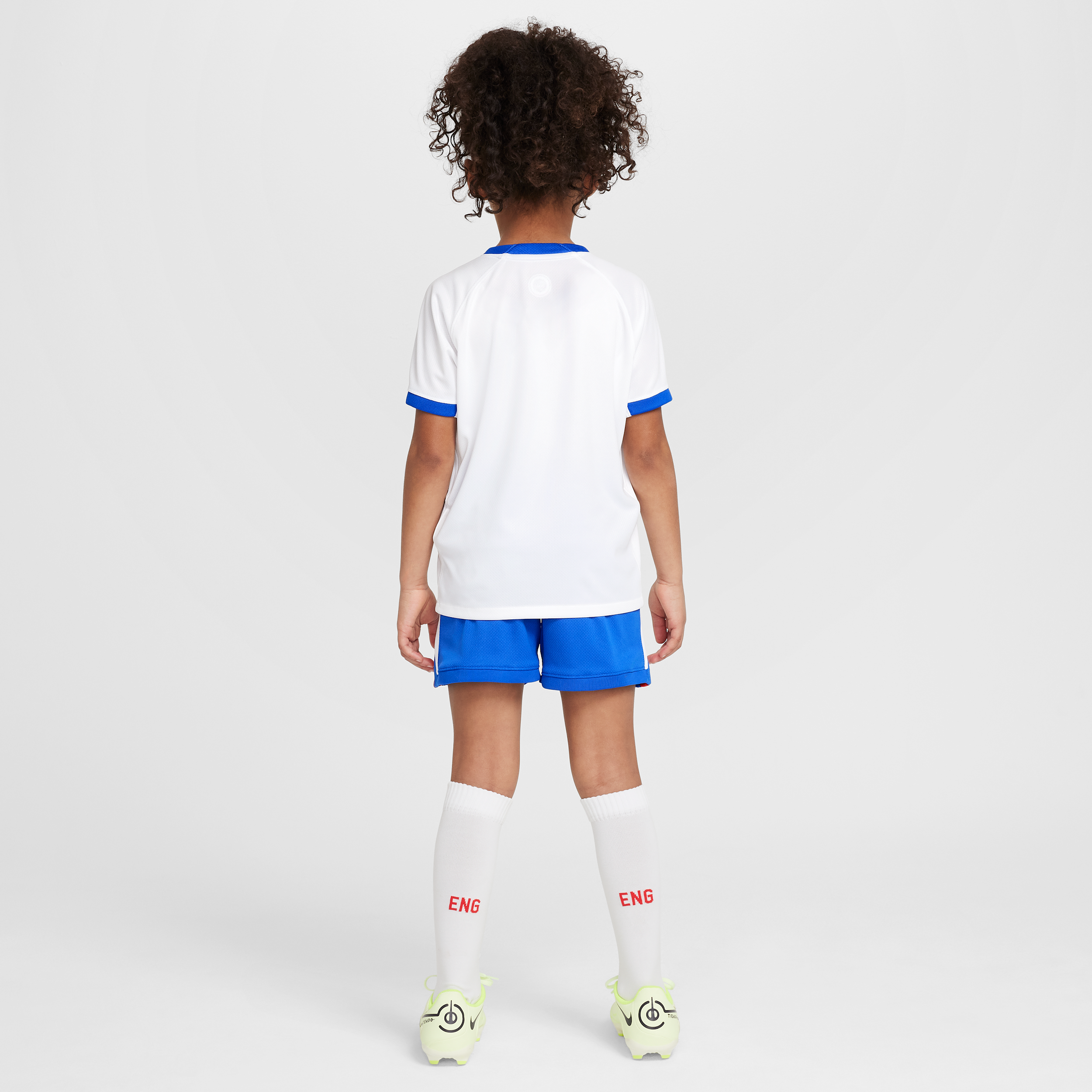 Thumbnail - England 2025/26 Stadium Home dreiteiliges Nike Replika Fußballtrikot-Set (jüngere Kinder) - Blau