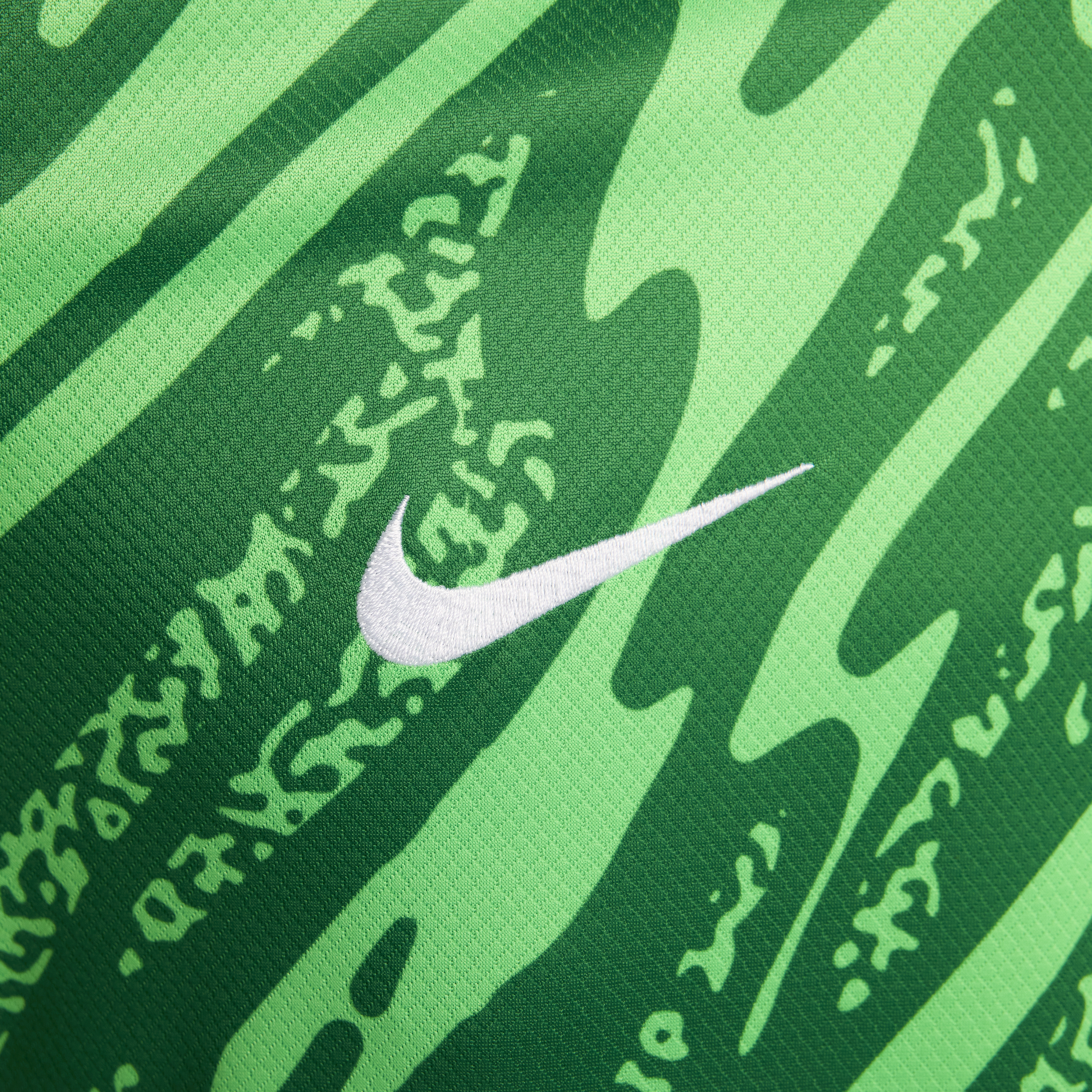 Nike Nederland (herenelftal) 2024 25 Stadium Goalkeeper Dri-FIT replica voetbalshirt voor heren Groen