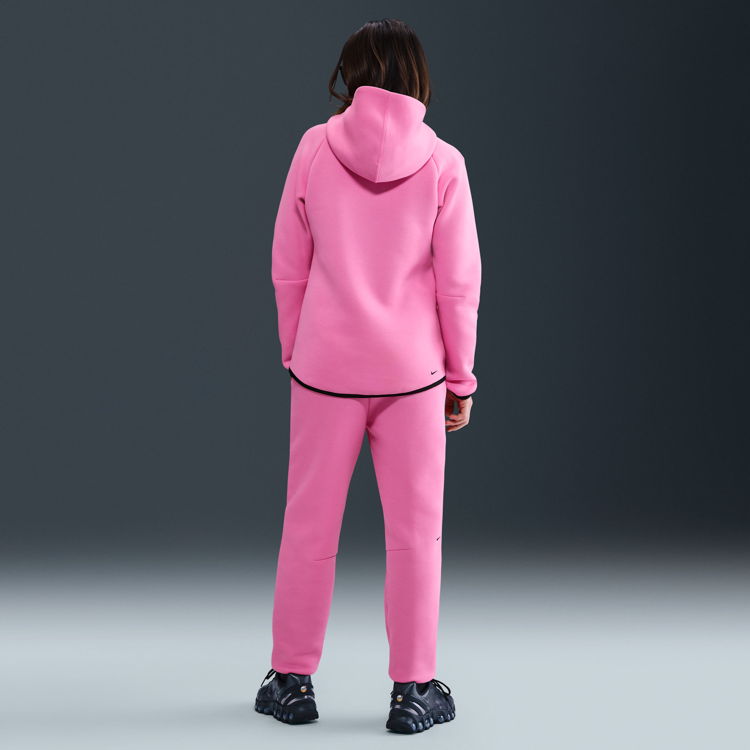 pink tech fleece pants