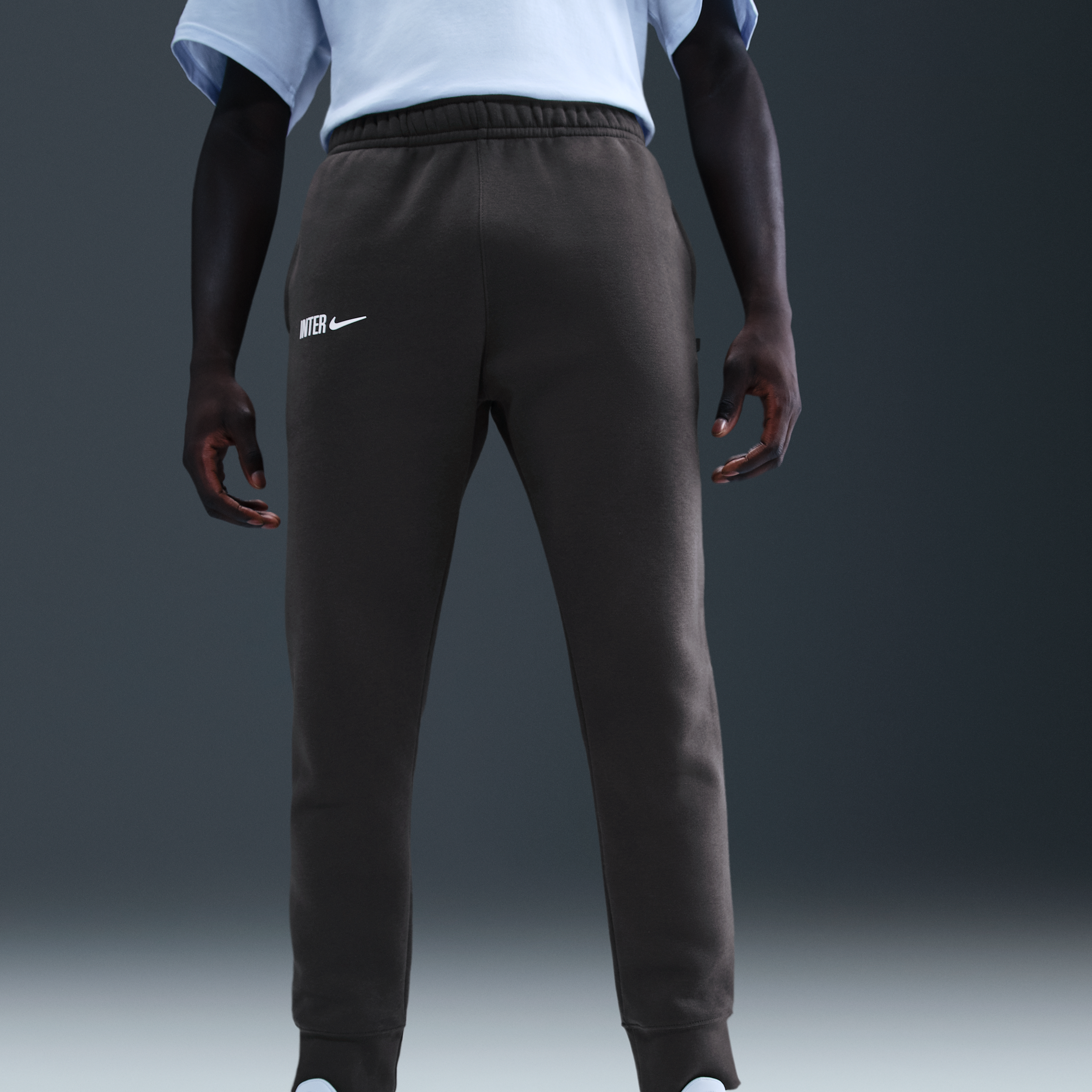 Thumbnail - Inter Mailand Club Nike Football Fleece-Jogger für Herren - Grau