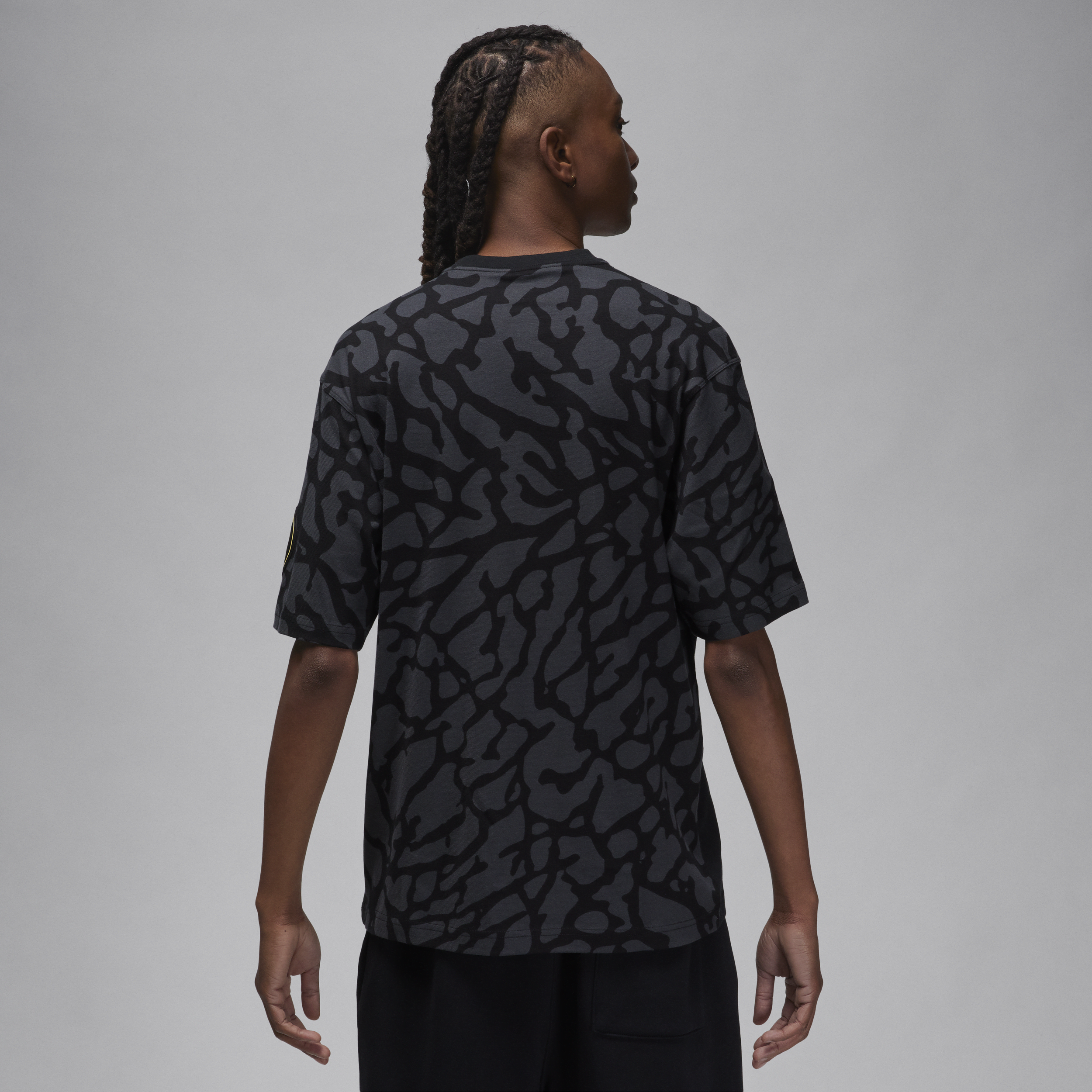 Nike Paris Saint-Germain Wordmark Heritage 85 T-shirt voor heren Zwart