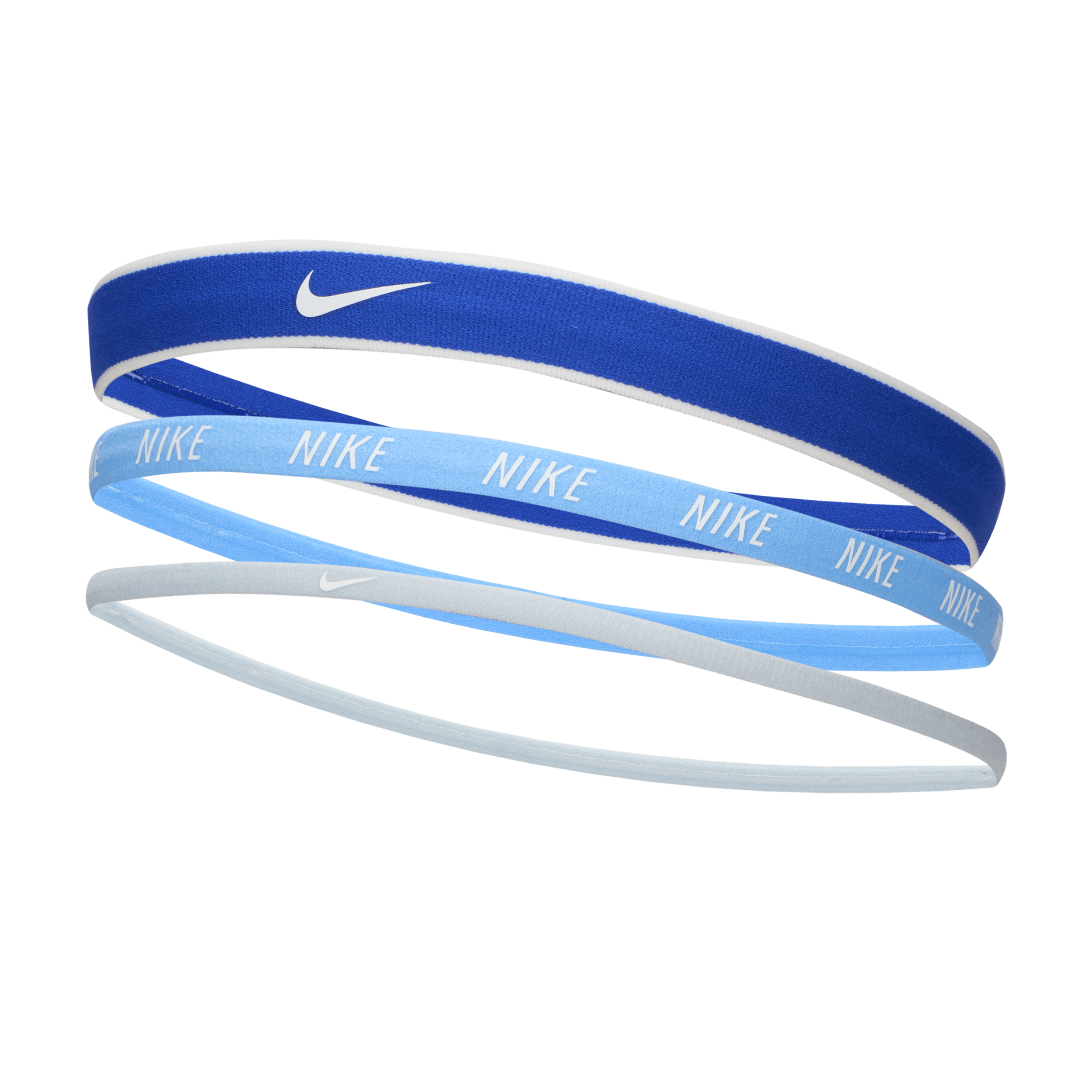 Nike Hoofdbanden van verschillende breedte (3 stuks) Blauw