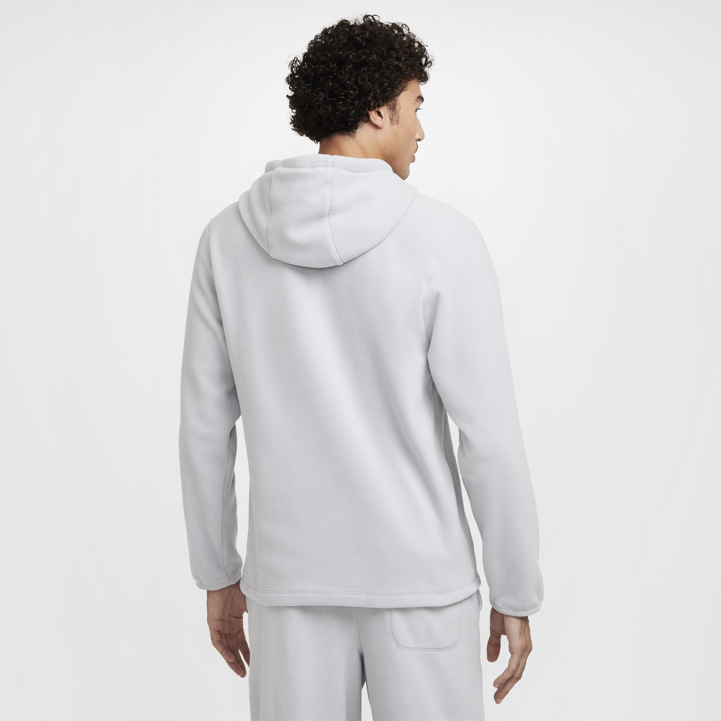 Sweat à capuche d'hiver Nike Club pour homme - Gris