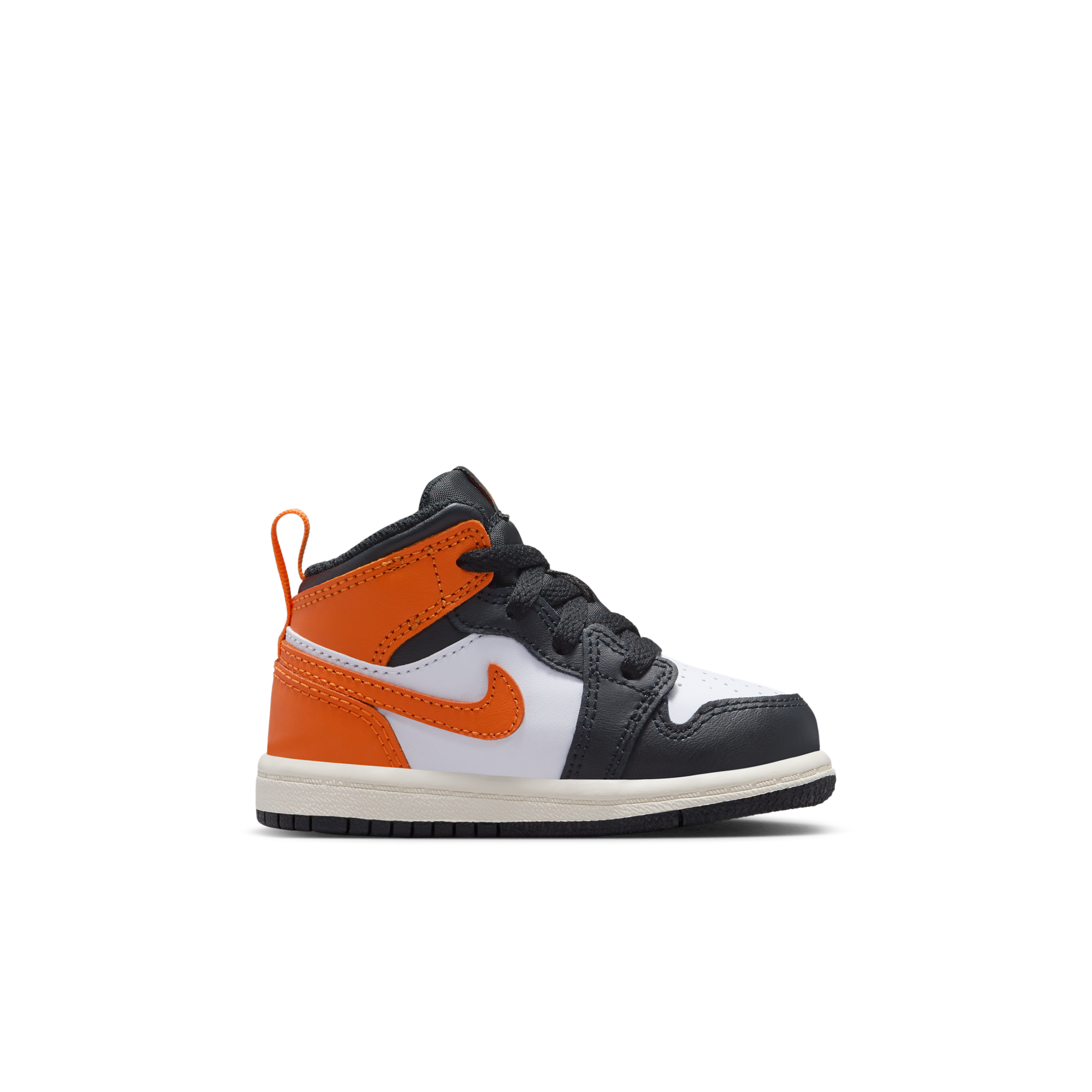 Thumbnail - Jordan 1 Mid Schuh für Babys und Kleinkinder - Orange