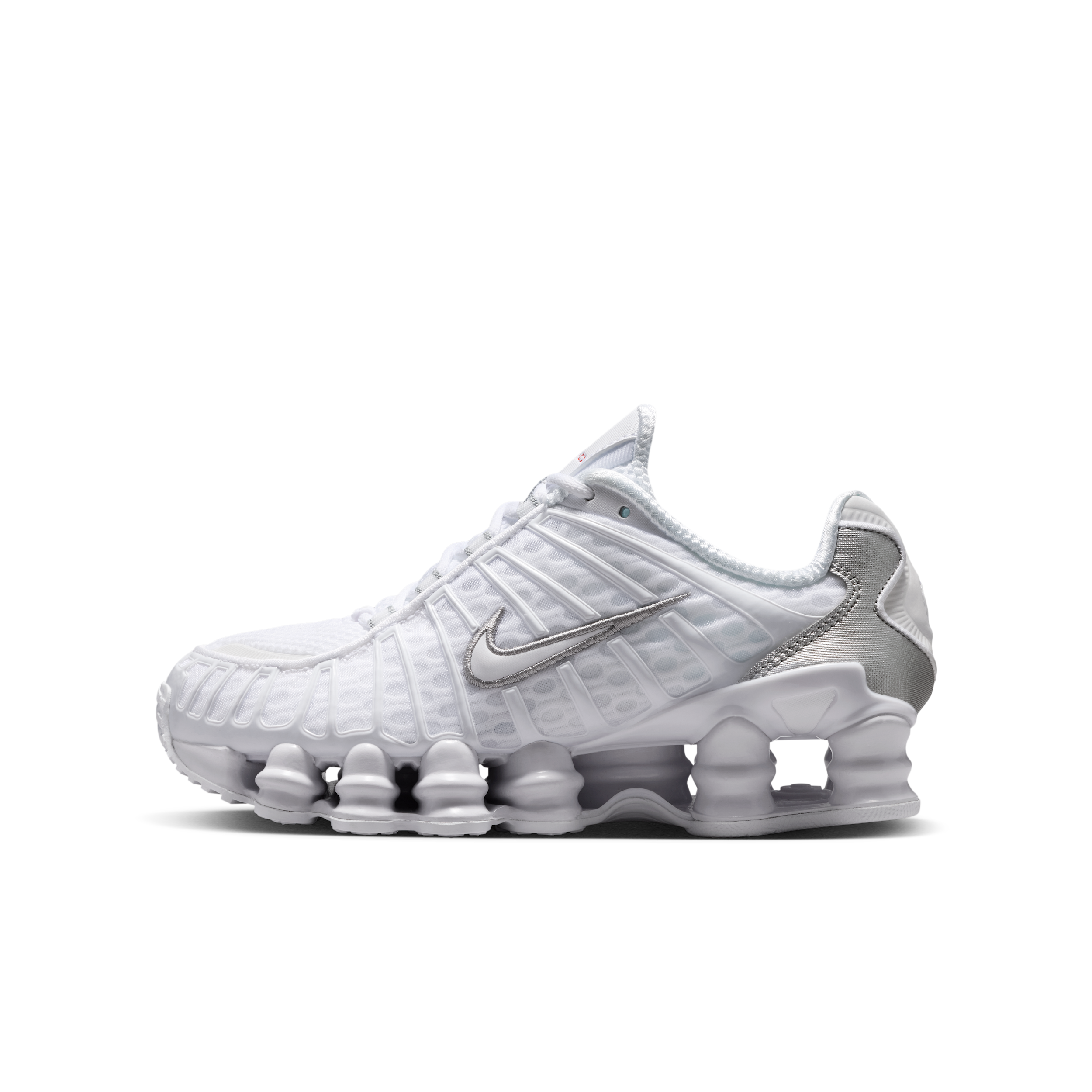 Nike Shox TL Older Kids Shoes - White