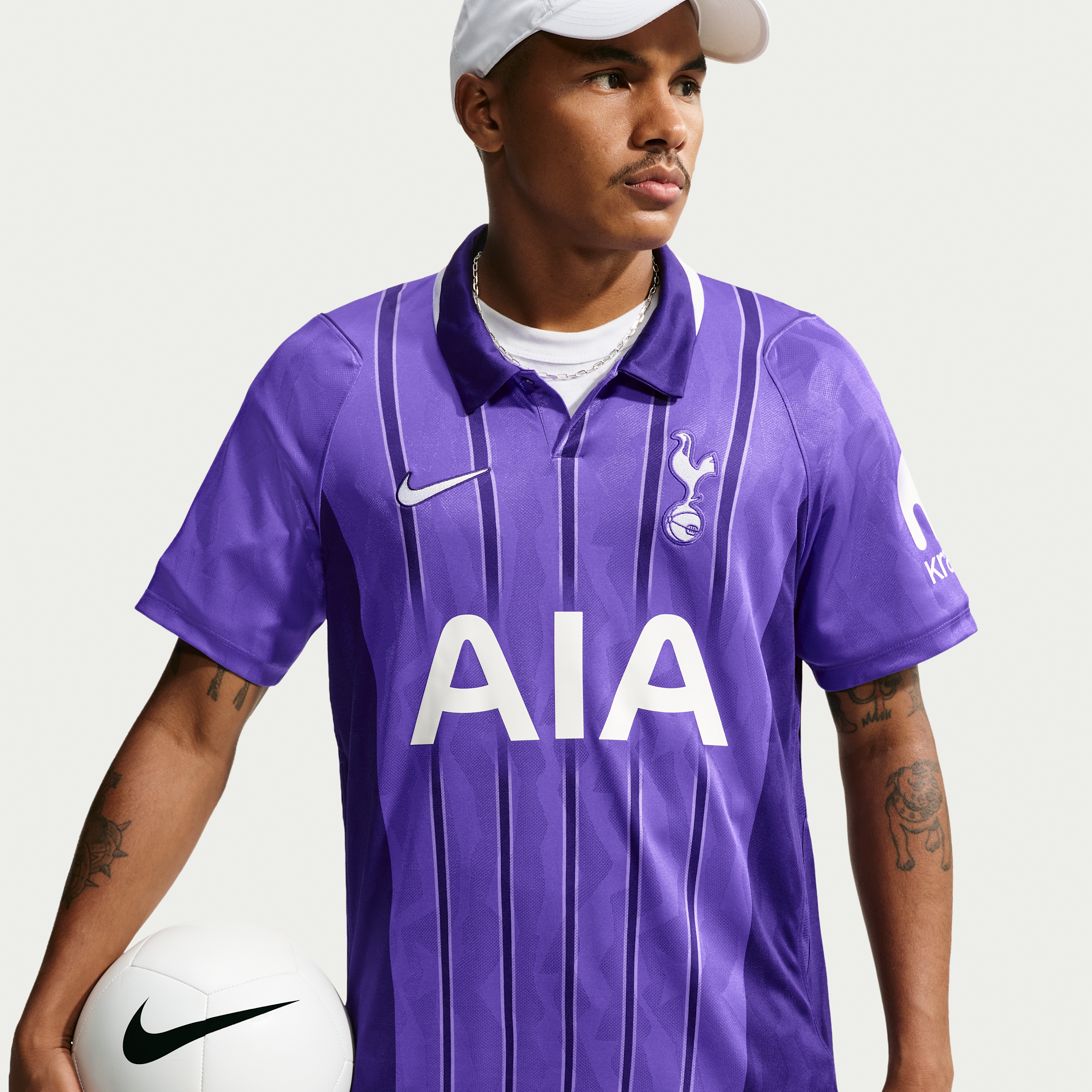 Tottenham Hotspur 2026/27 Stadium Third Nike Dri-FIT Replica-fodboldtrøje til mænd - lilla
