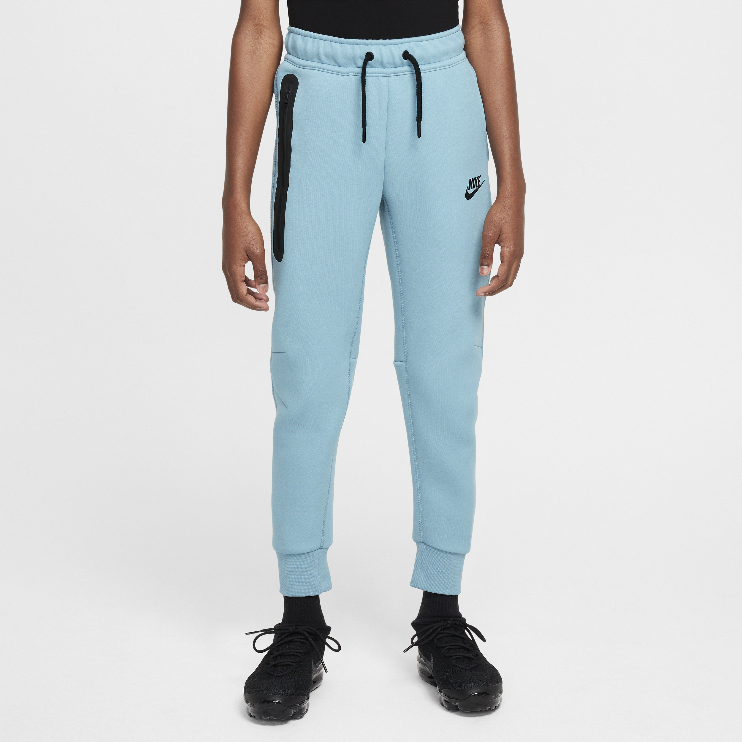 light blue nike tech tracksuit