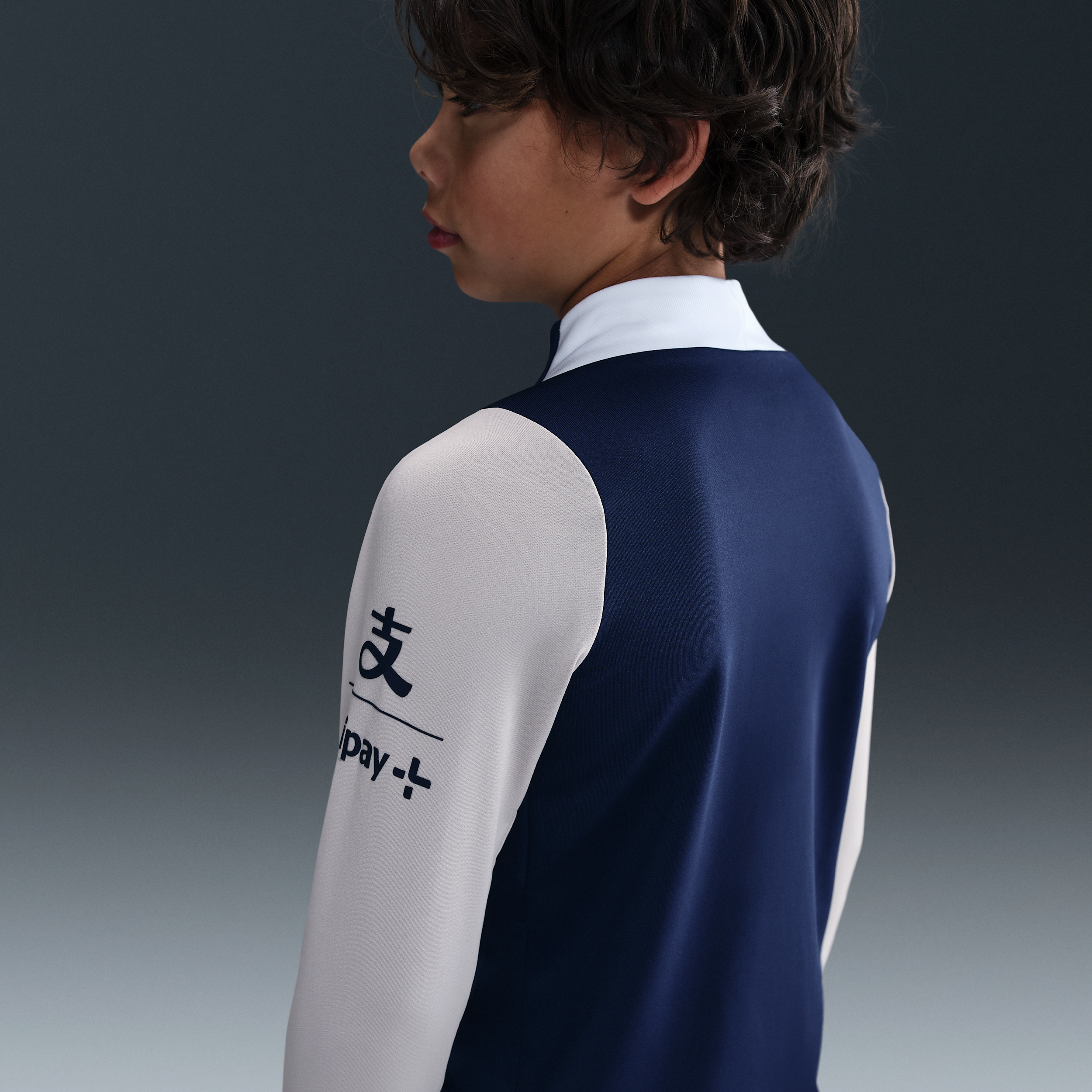 Thumbnail - Tottenham Hotspur Strike Nike Dri-FIT Fußball-Drill-Oberteil für ältere Kinder - Blau