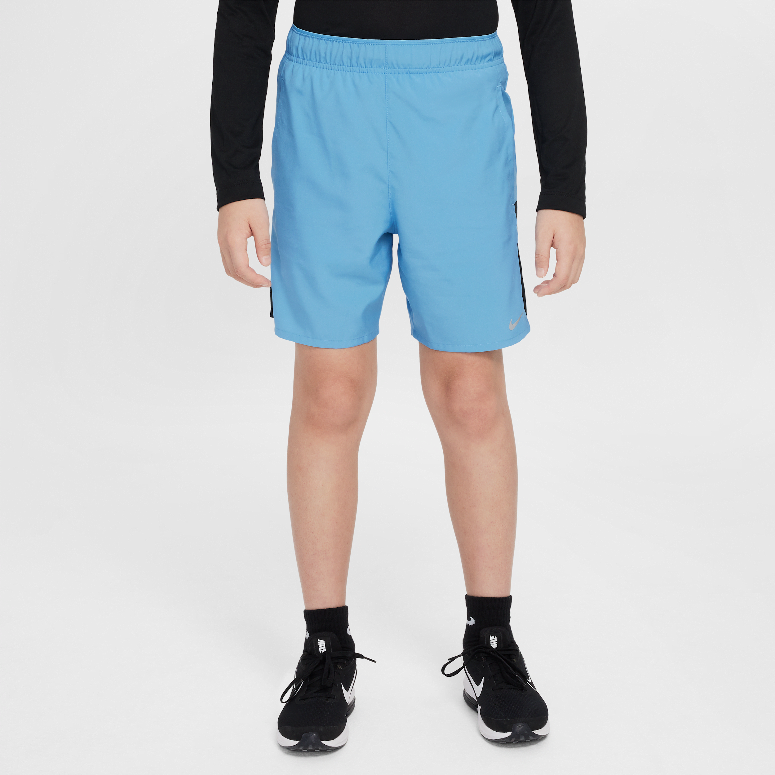 Short de training Nike Dri-FIT Challenger pour ado (garçon) - Bleu