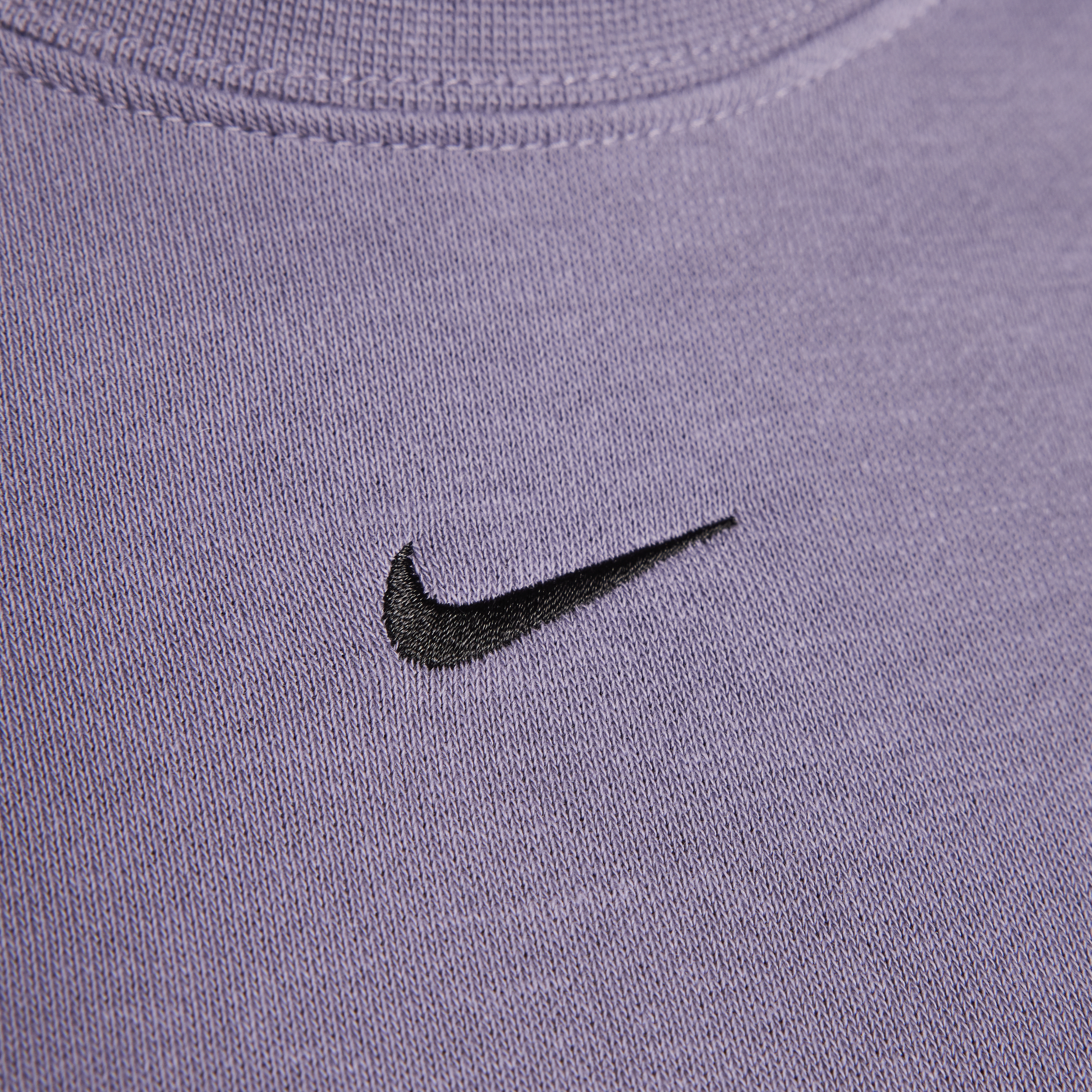 Nike Sportswear Chill Terry korte damestop met ronde hals van sweatstof Paars