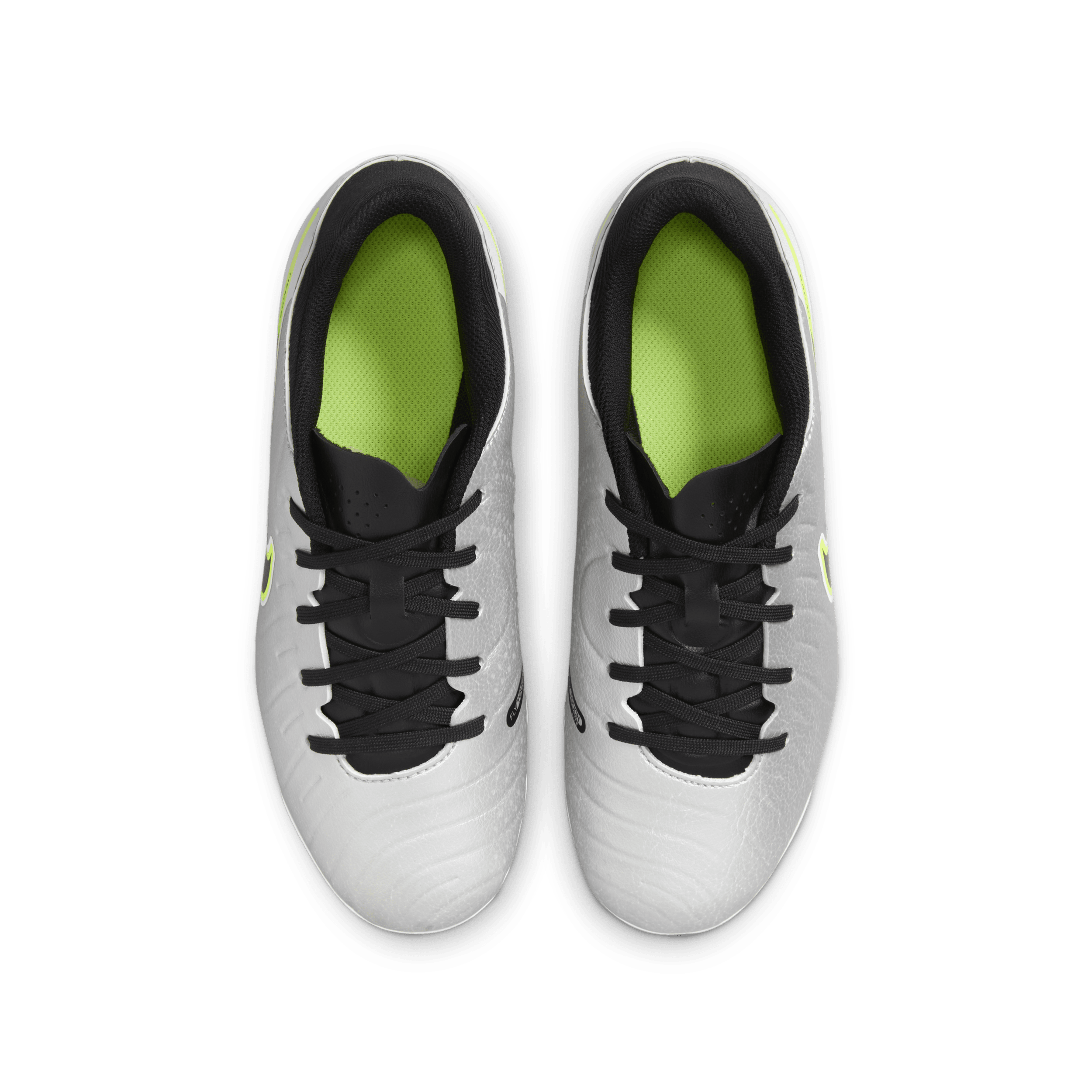 Chaussure de foot basse à crampons multi-surfaces Nike Jr. Tiempo Legend 10 Academy pour enfant/ado - Gris