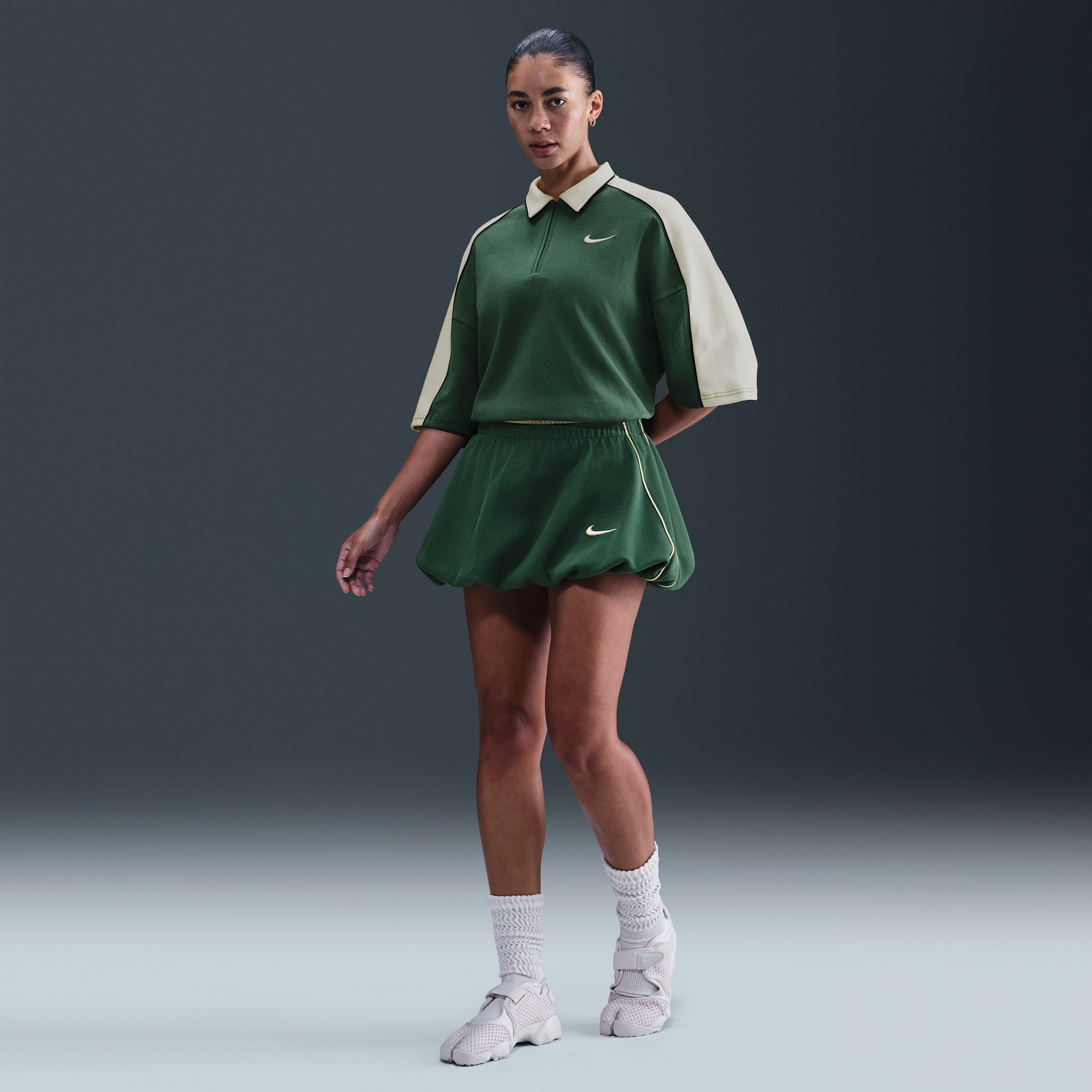 Thumbnail - Nike Bubble-Skirt (Damen) - Grün