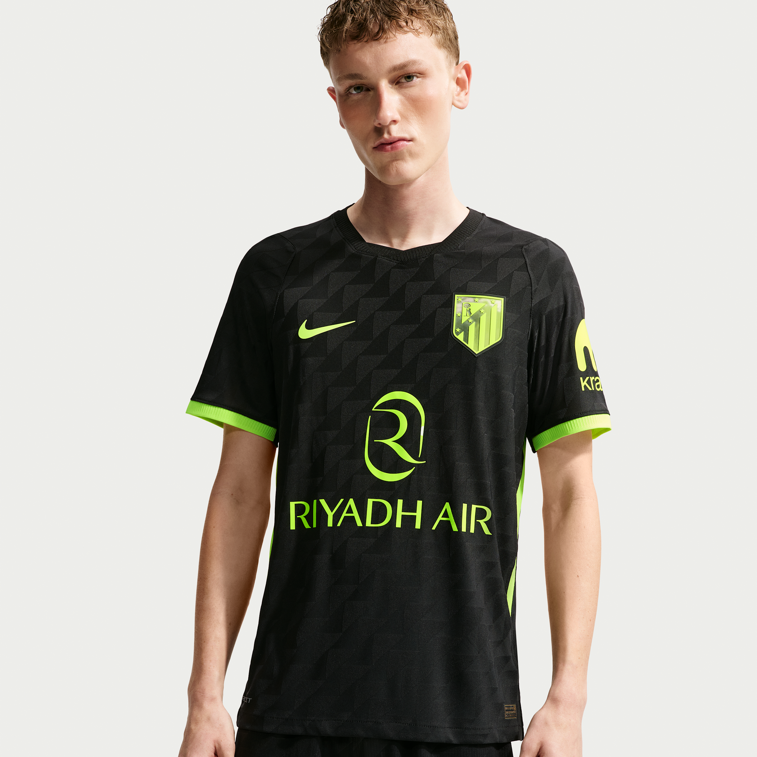 Atlético Madrid 2026/27 Match Away Nike Aero-FIT Authentic-fodboldtrøje til mænd - sort
