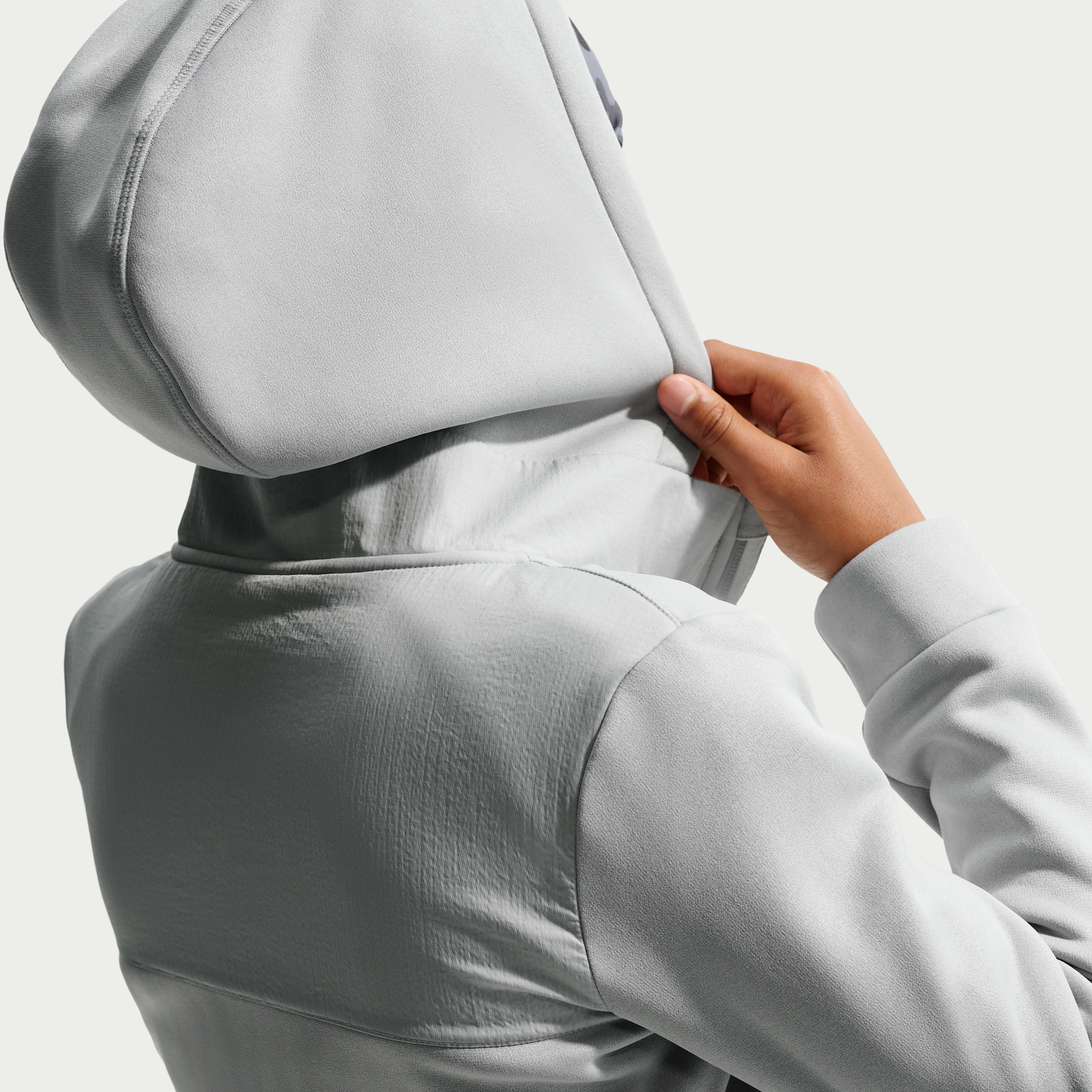 Thumbnail - Nike City Utility Kapuzenjacke (ältere Kinder) - Grau