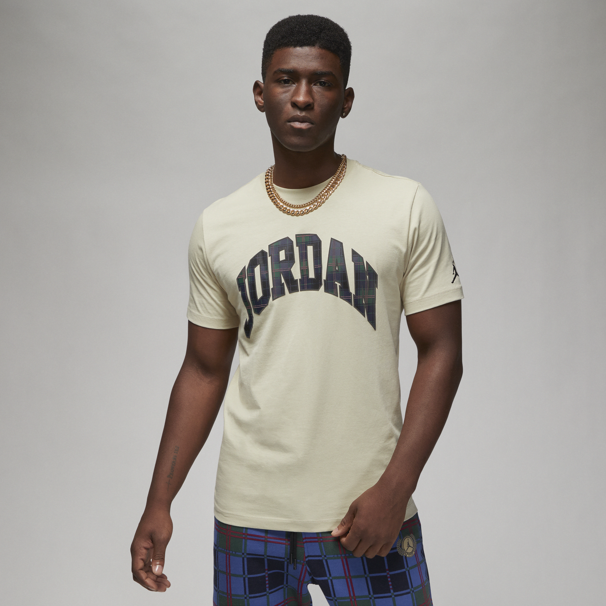 T-shirt męski Jordan Brand Holiday - Brązowy